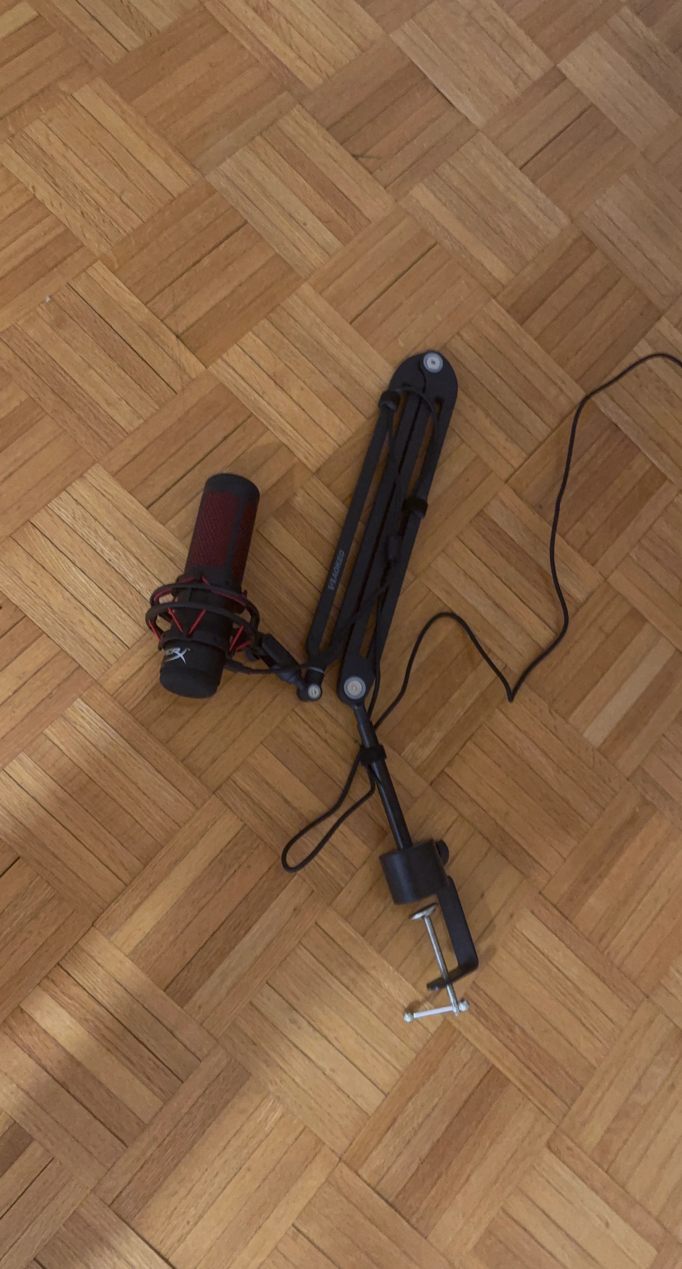 HyperX QuadCast USB Microphone with Boom Arm