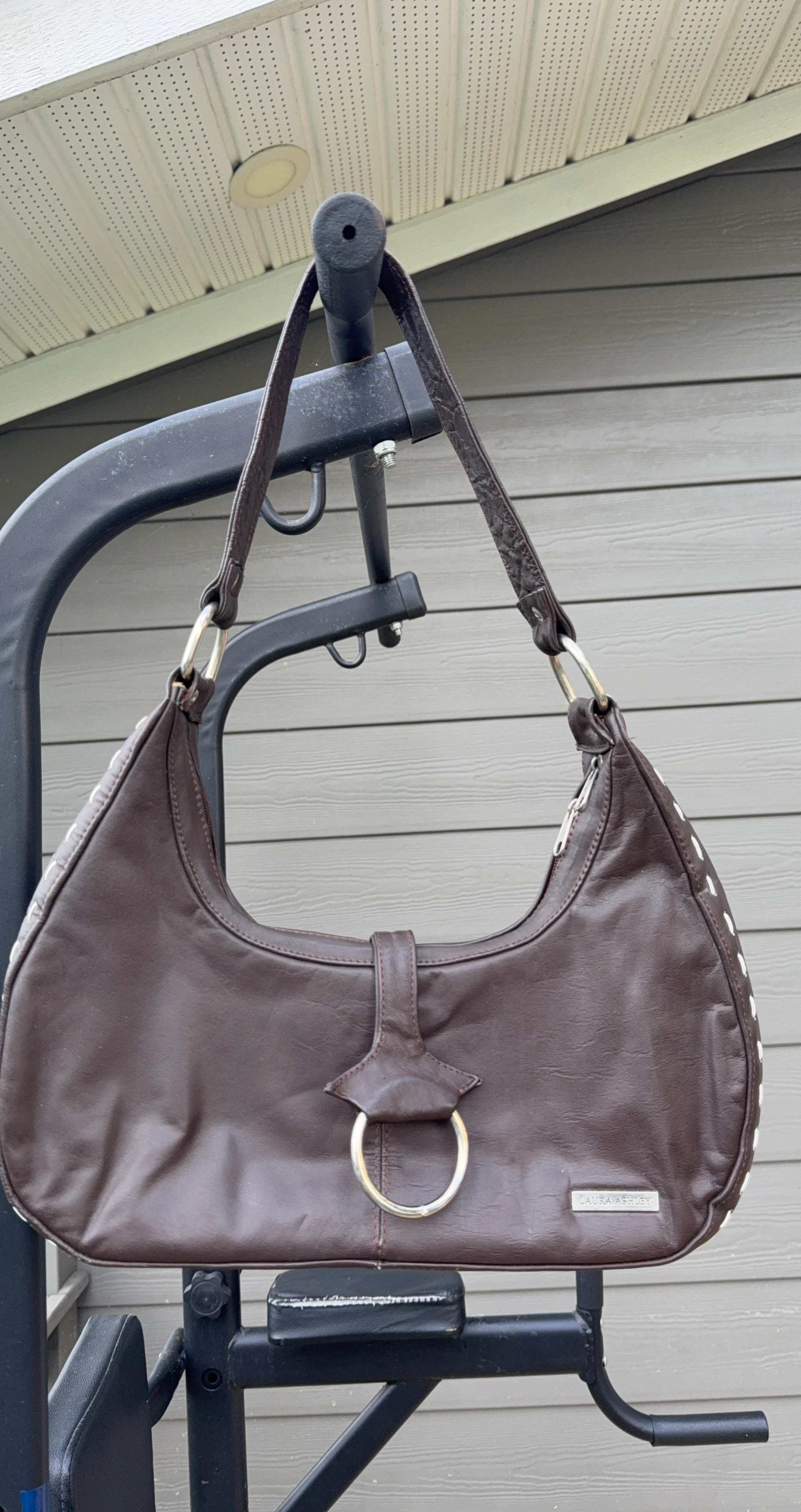 Laura Ashley Brown leather Shoulder Bag - photo 3