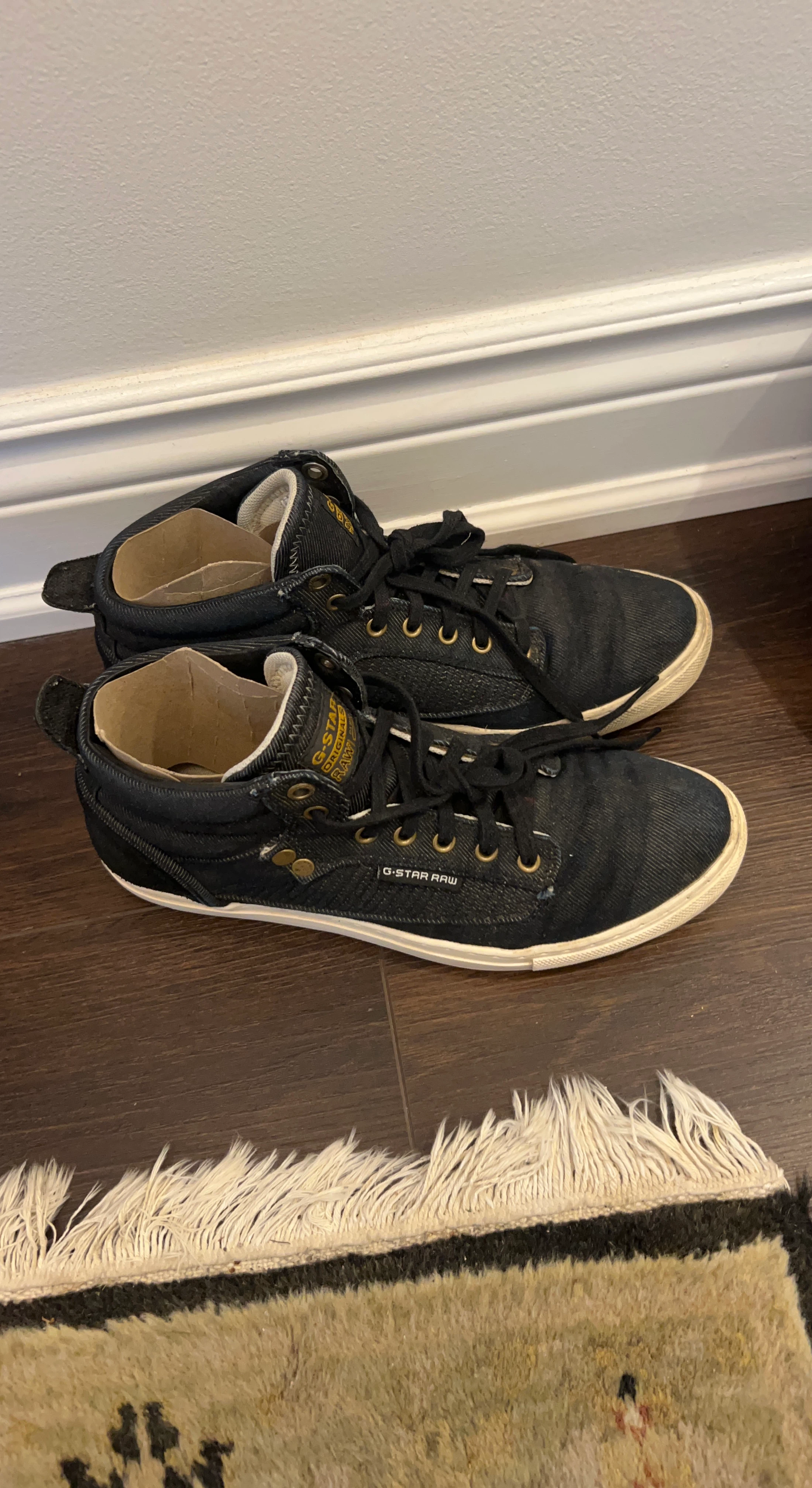 G-Star RAW Denim High-Top Sneakers