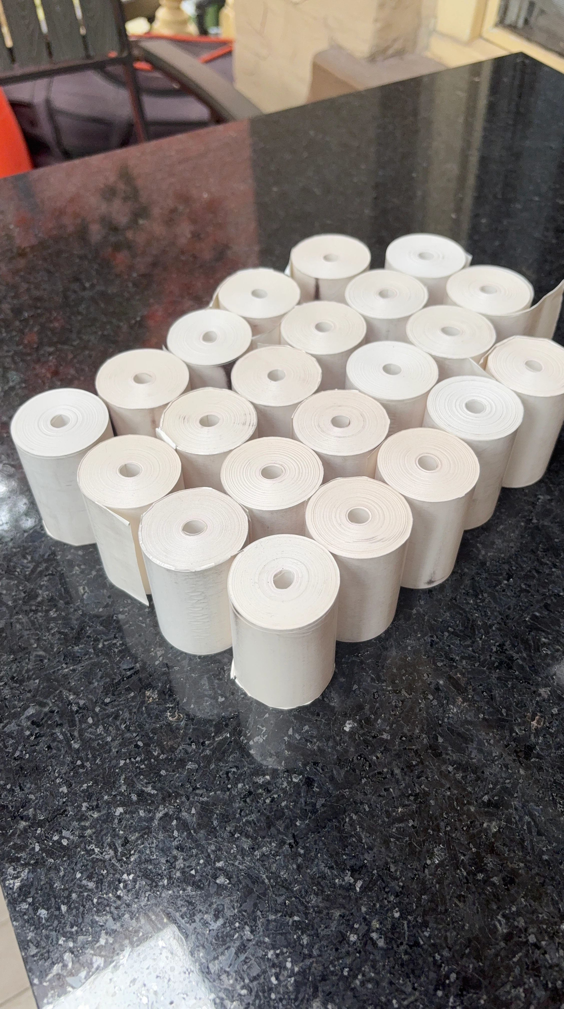 POS Receipt Paper Rolls 2-1/4X75ft 1.5”