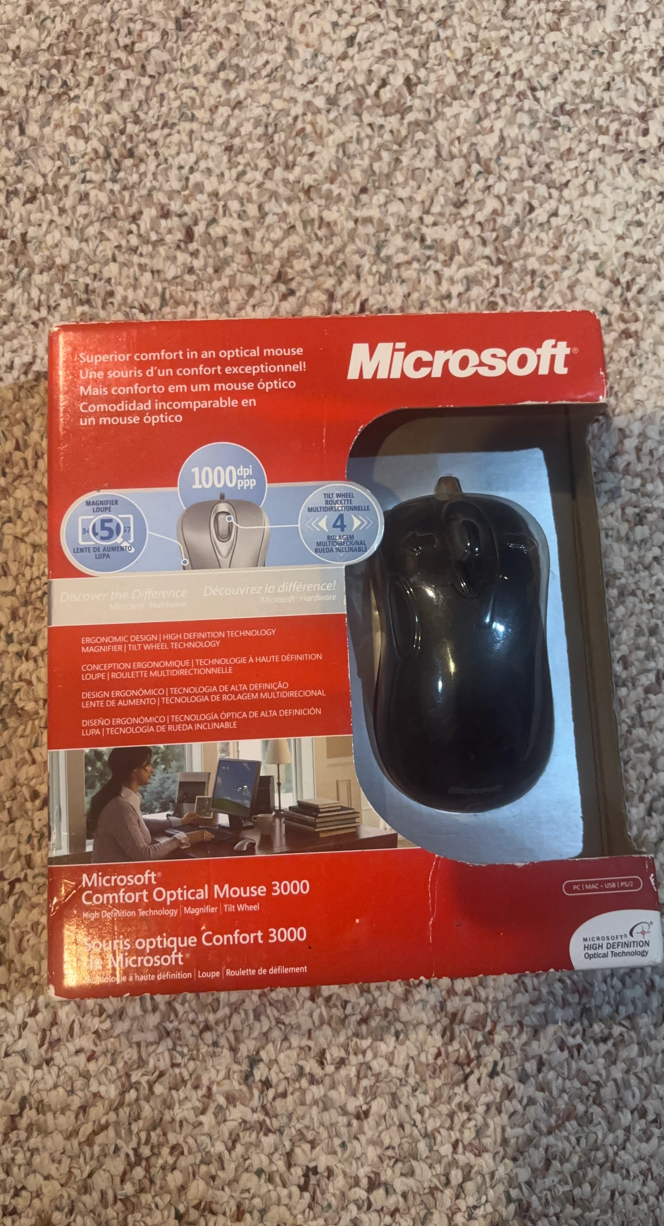 Microsoft Comfort Optical Mouse 3000