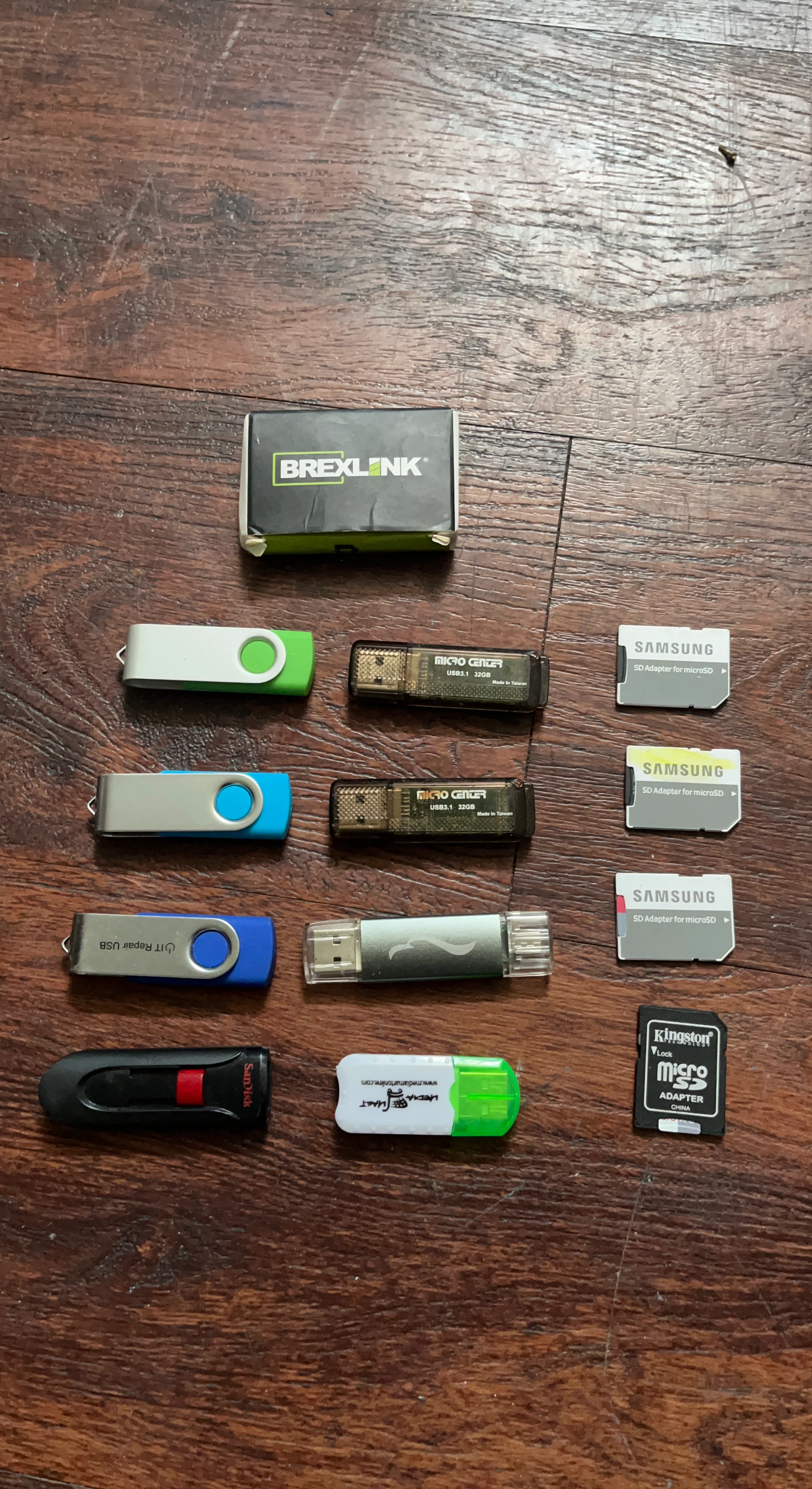 Brexlink USB Drive and Memory Card Adapters