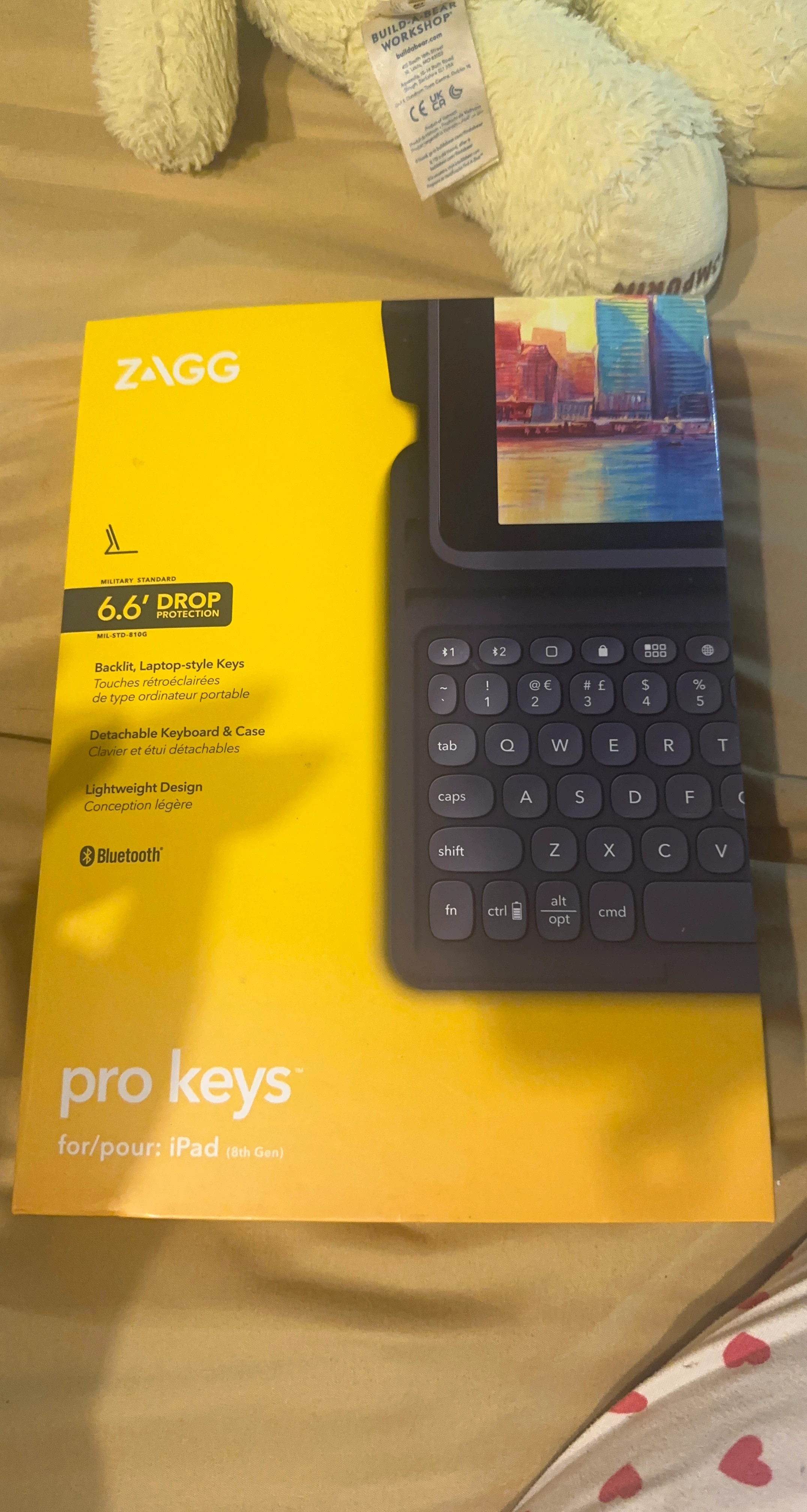 ZAGG Pro Keys Keyboard Case for iPad (8th Gen)