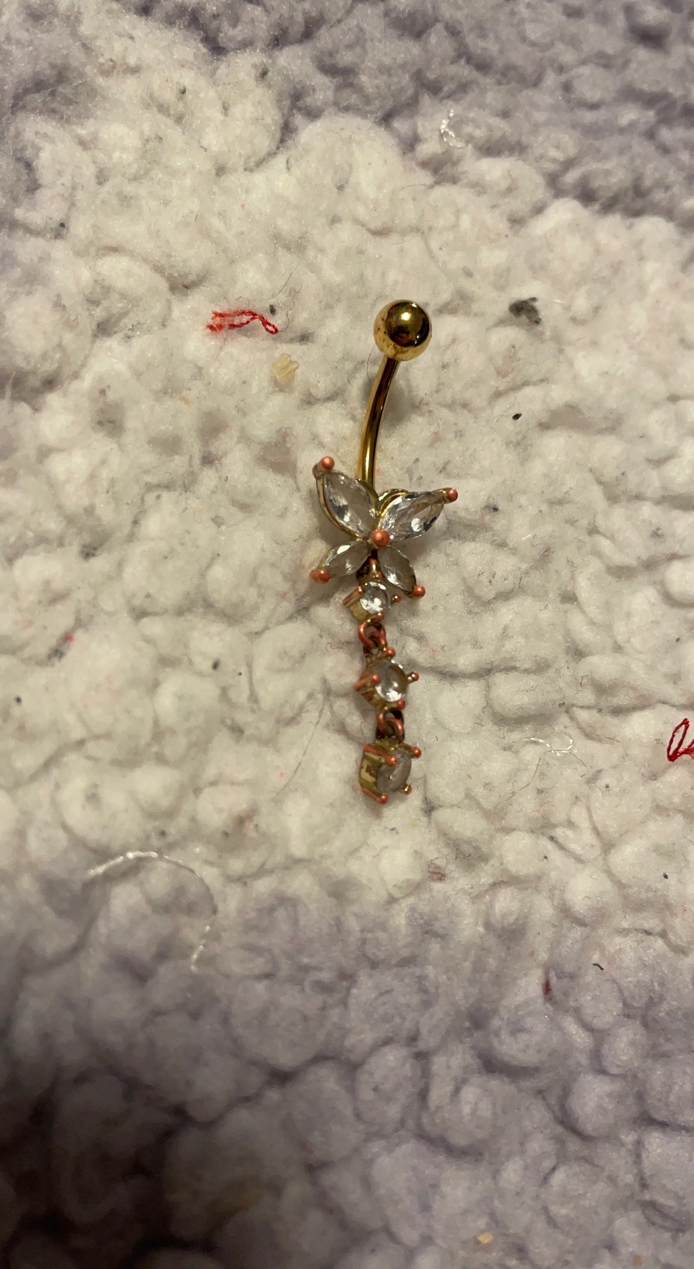 Butterfly Belly Button Ring