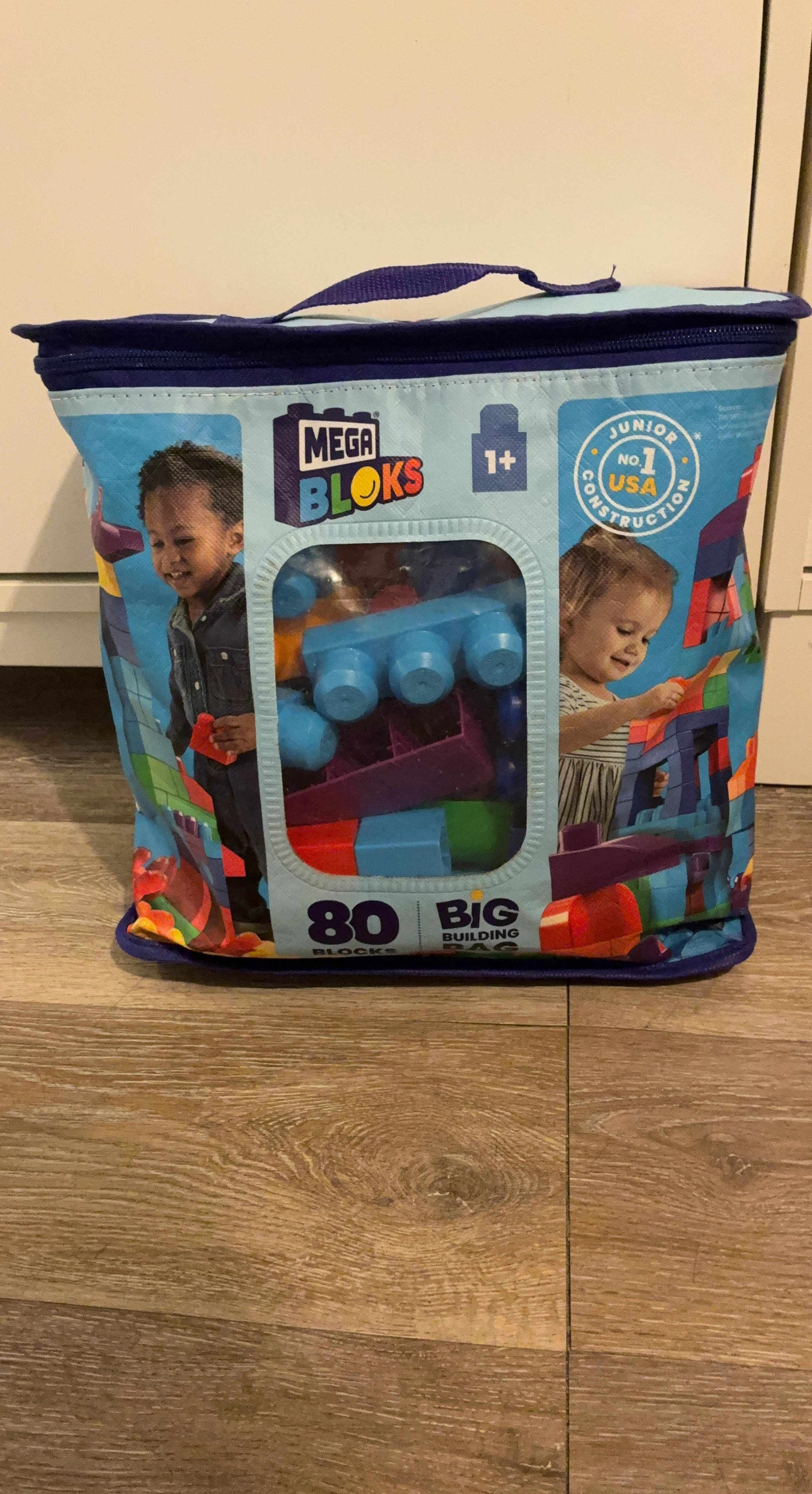Mega Bloks 80 Piece Building Bag
