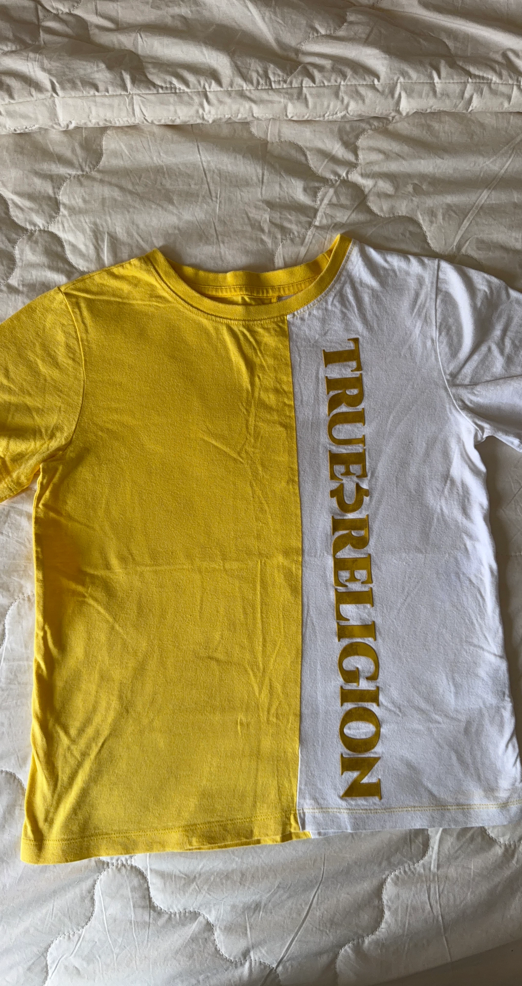 True Religion Split Colour T-Shirt