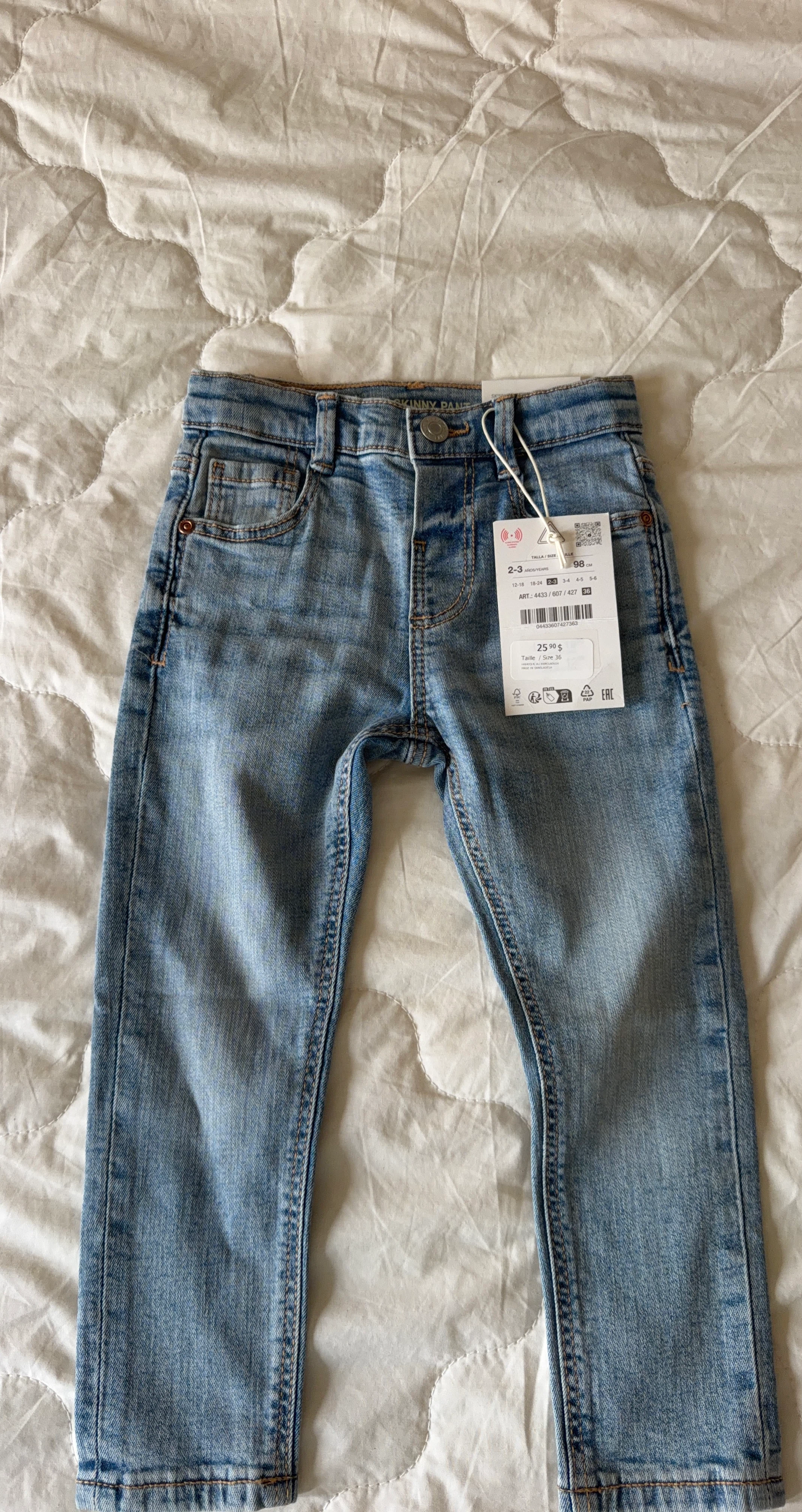 Zara Kids Skinny Jeans - Size 2-3 Years