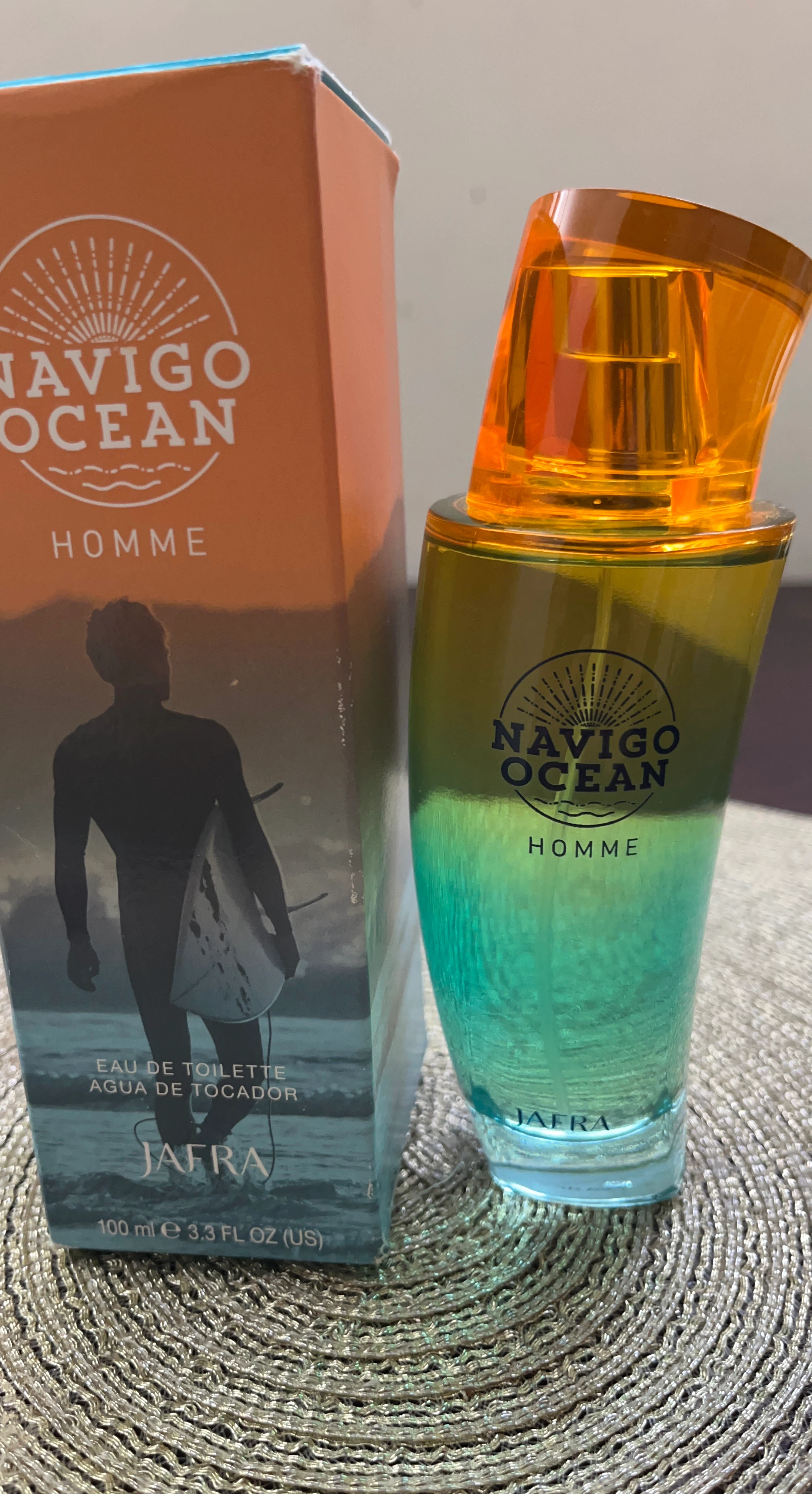 Jafra Navigo Ocean Eau de Toilette for Men 3.3 oz