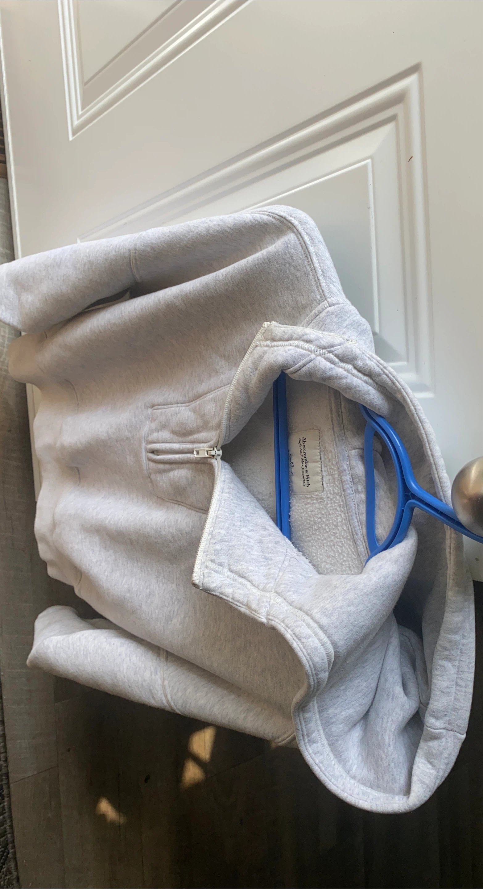 Abercrombie & Fitch Grey Full Zip Hoodie