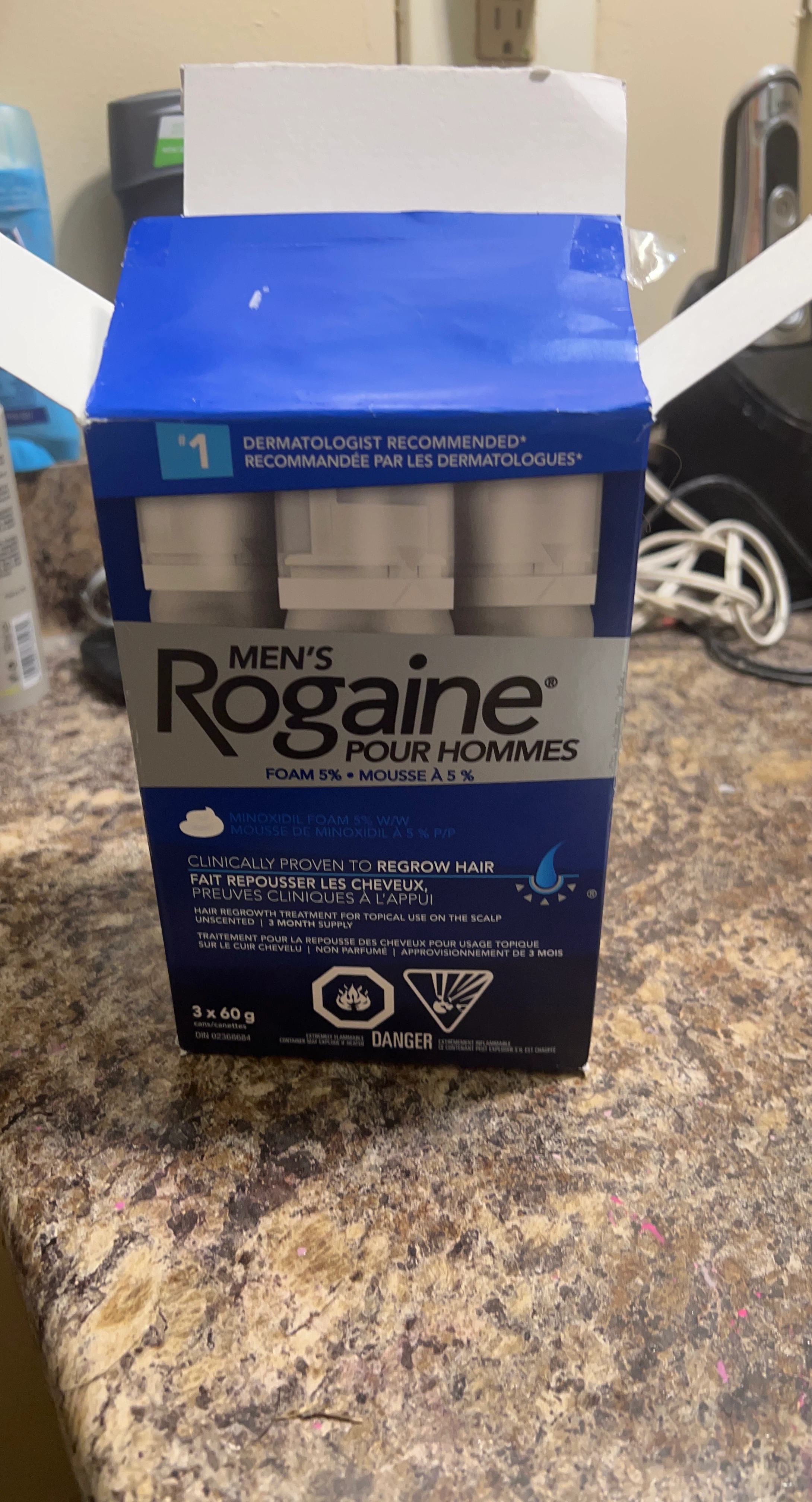 Men's Rogaine Foam 5% Minoxidil 3 Month Supply