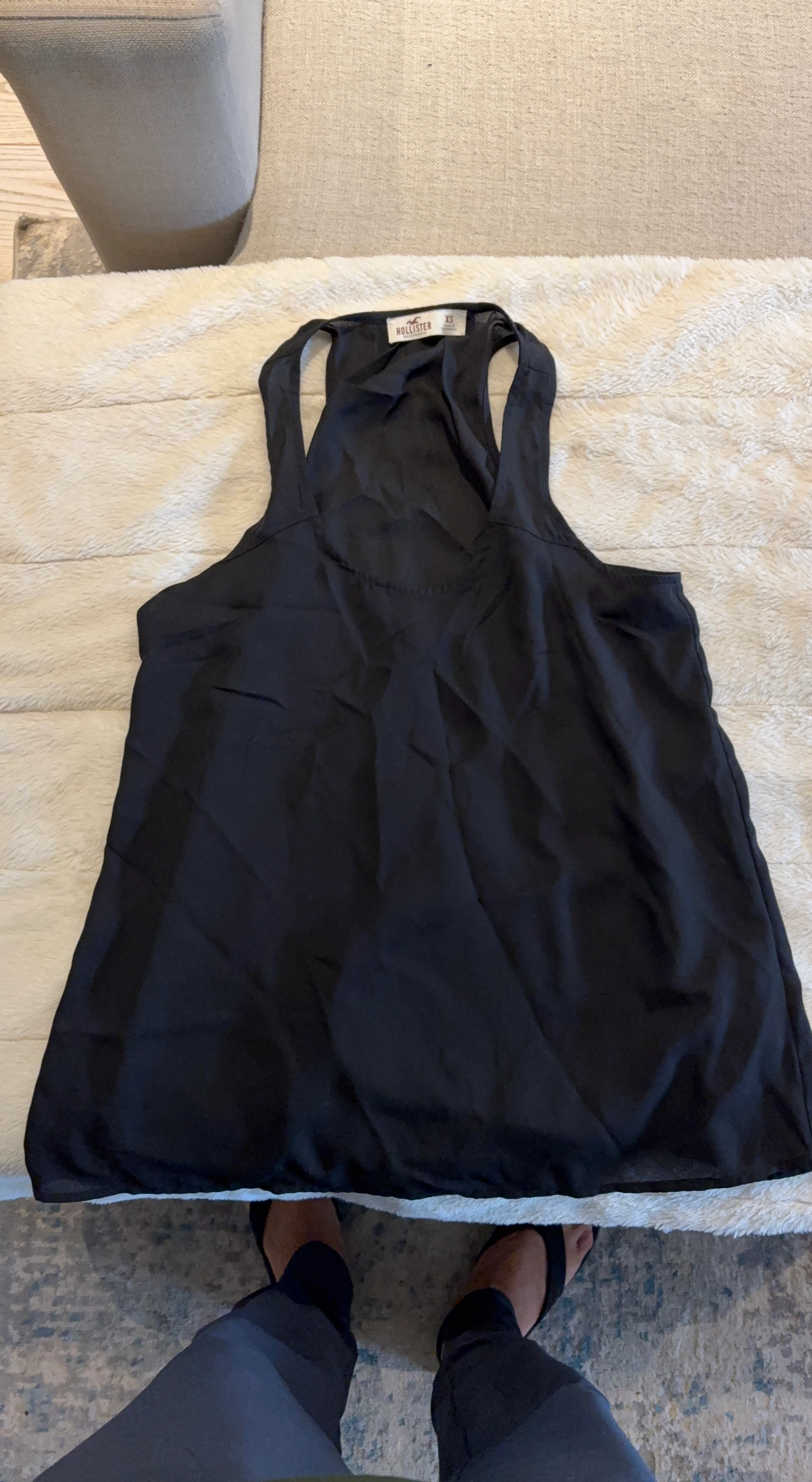 Hollister Black Tank Top