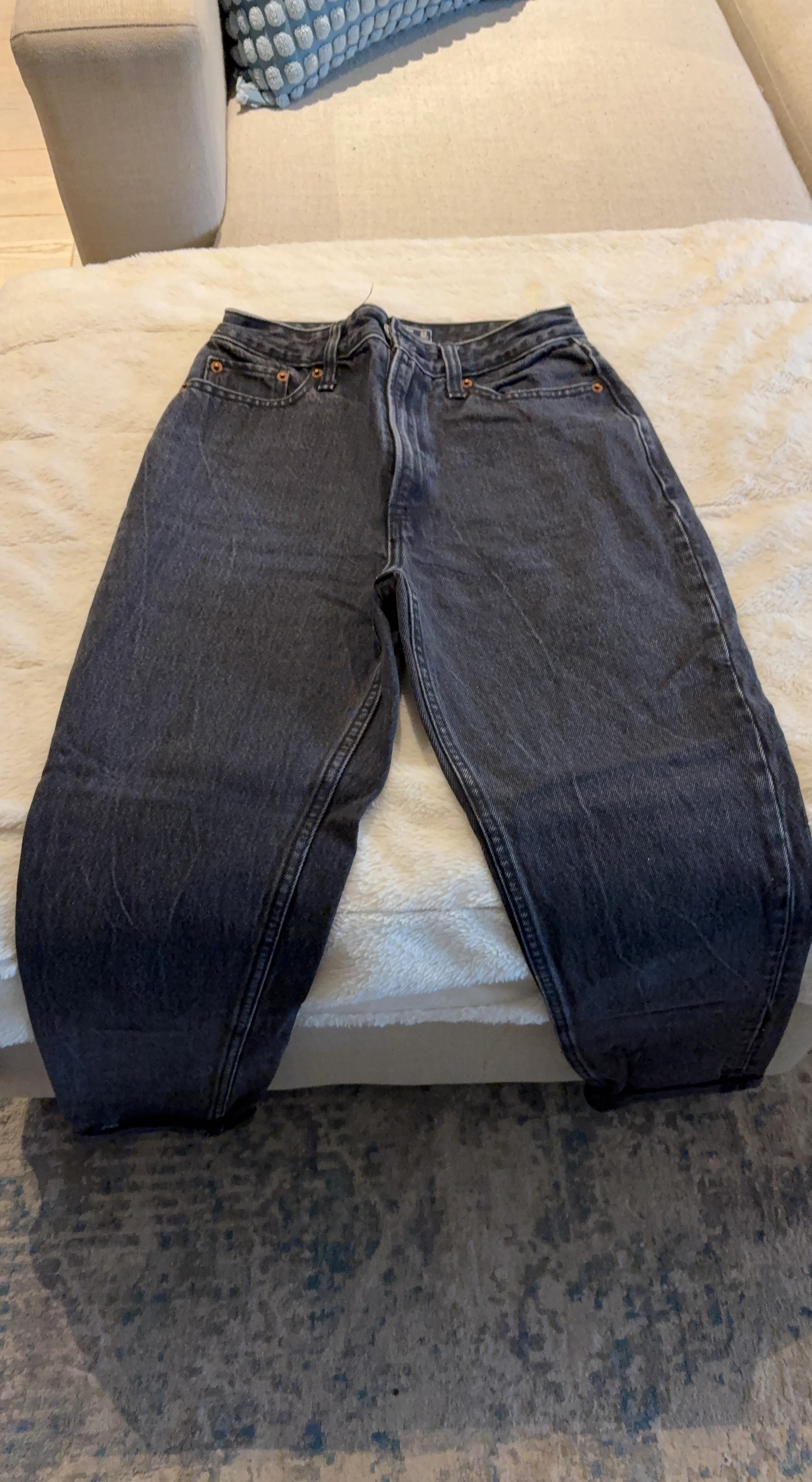 Levi's Black Baggy Jeans