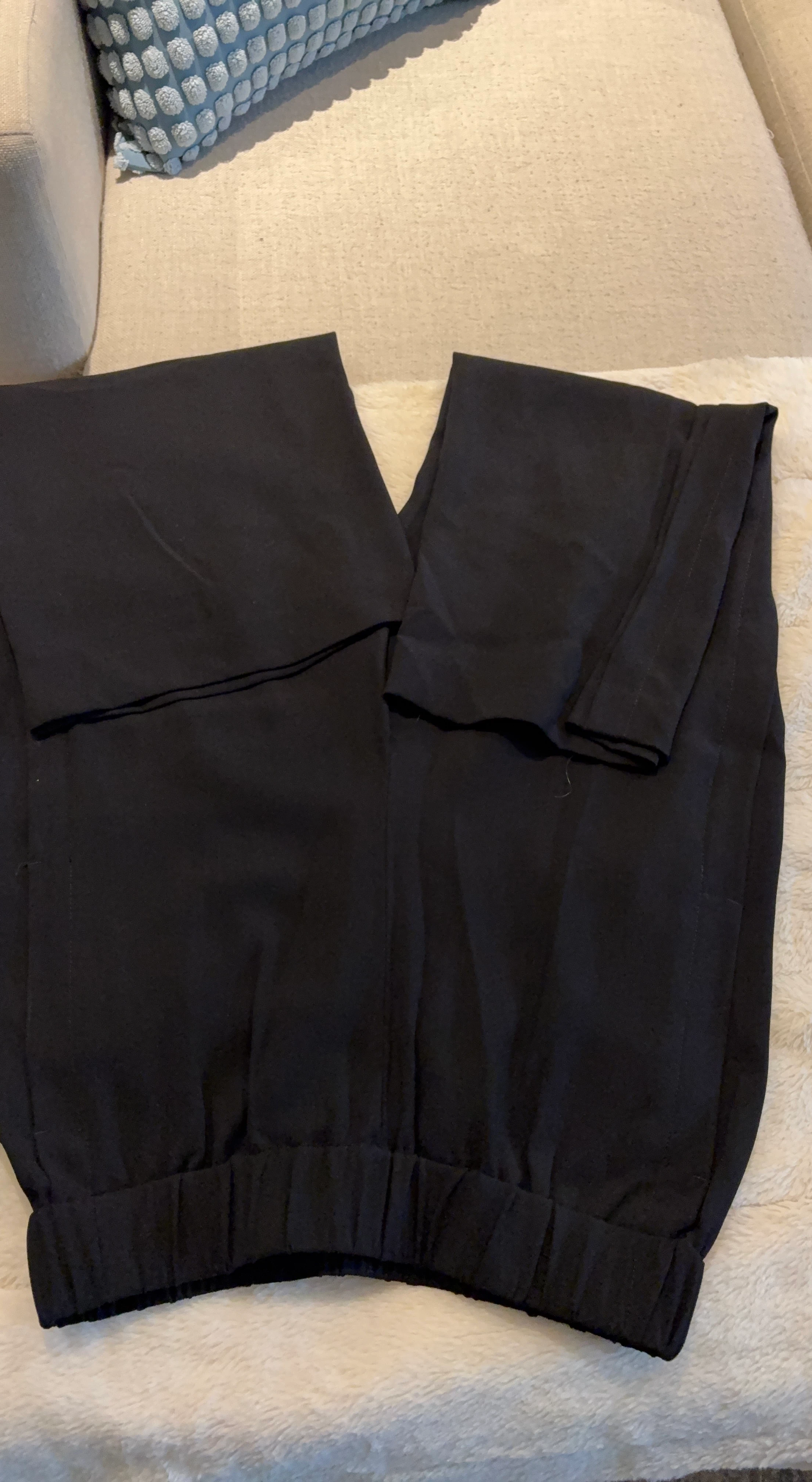 Black Wide Leg Cropped Pants