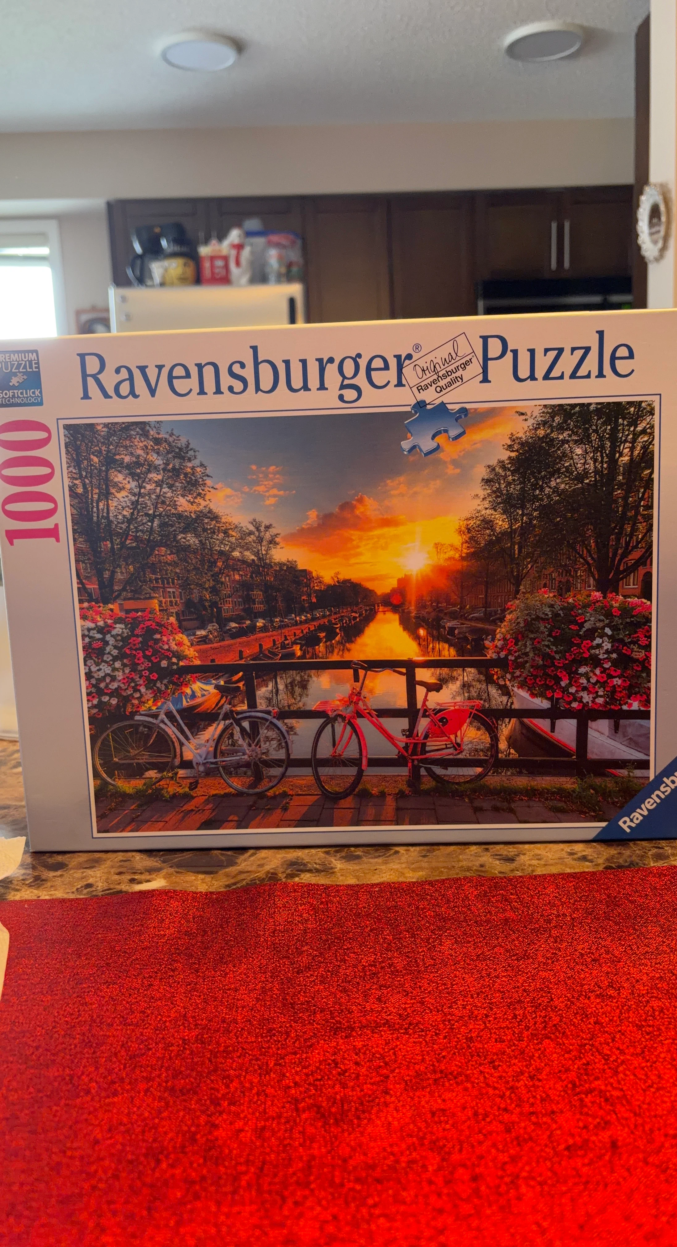 Ravensburger 1000 Piece Puzzle - Sunset Canal Scene