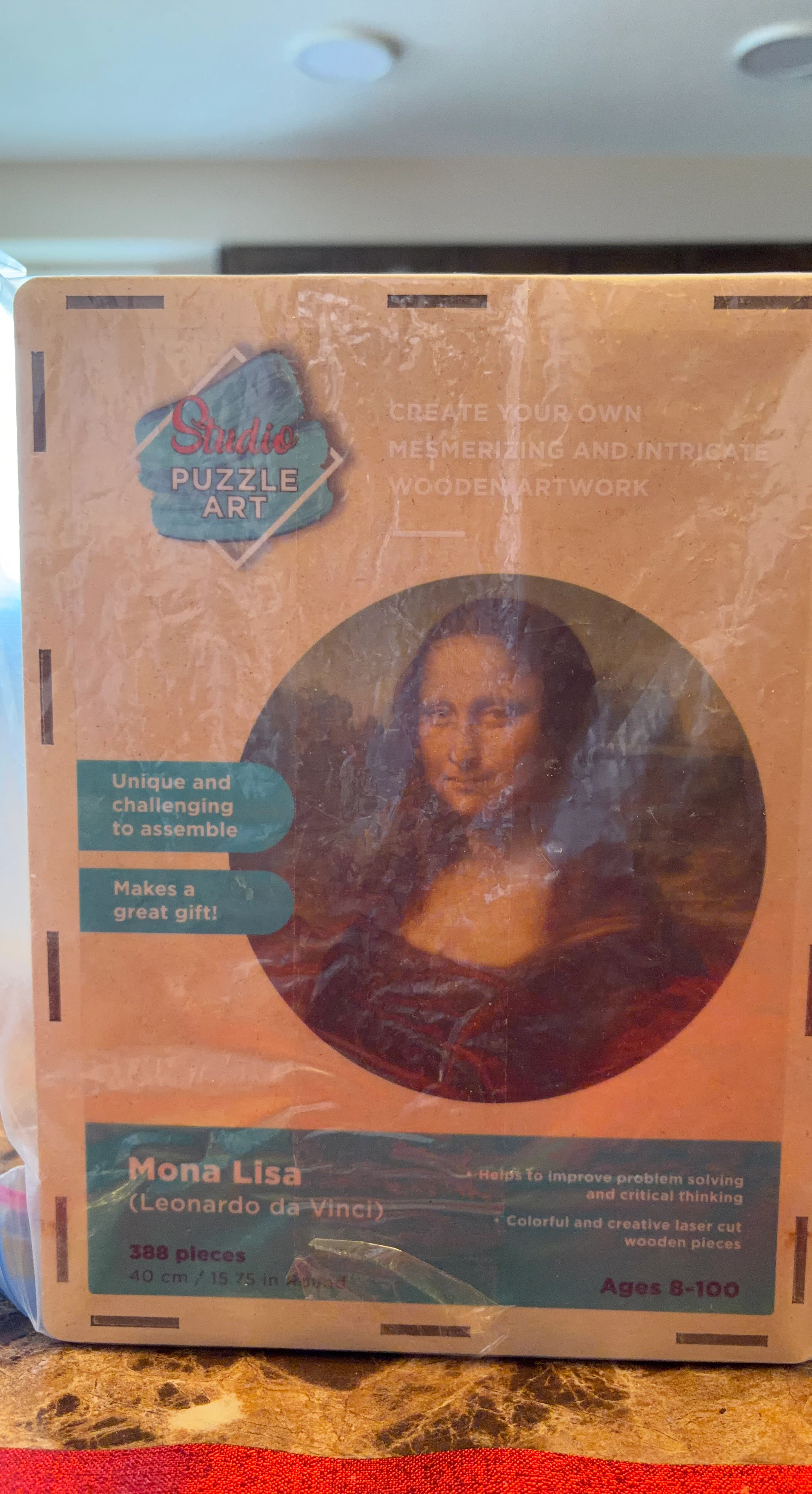 Studio Puzzle Art Mona Lisa Wooden Puzzle