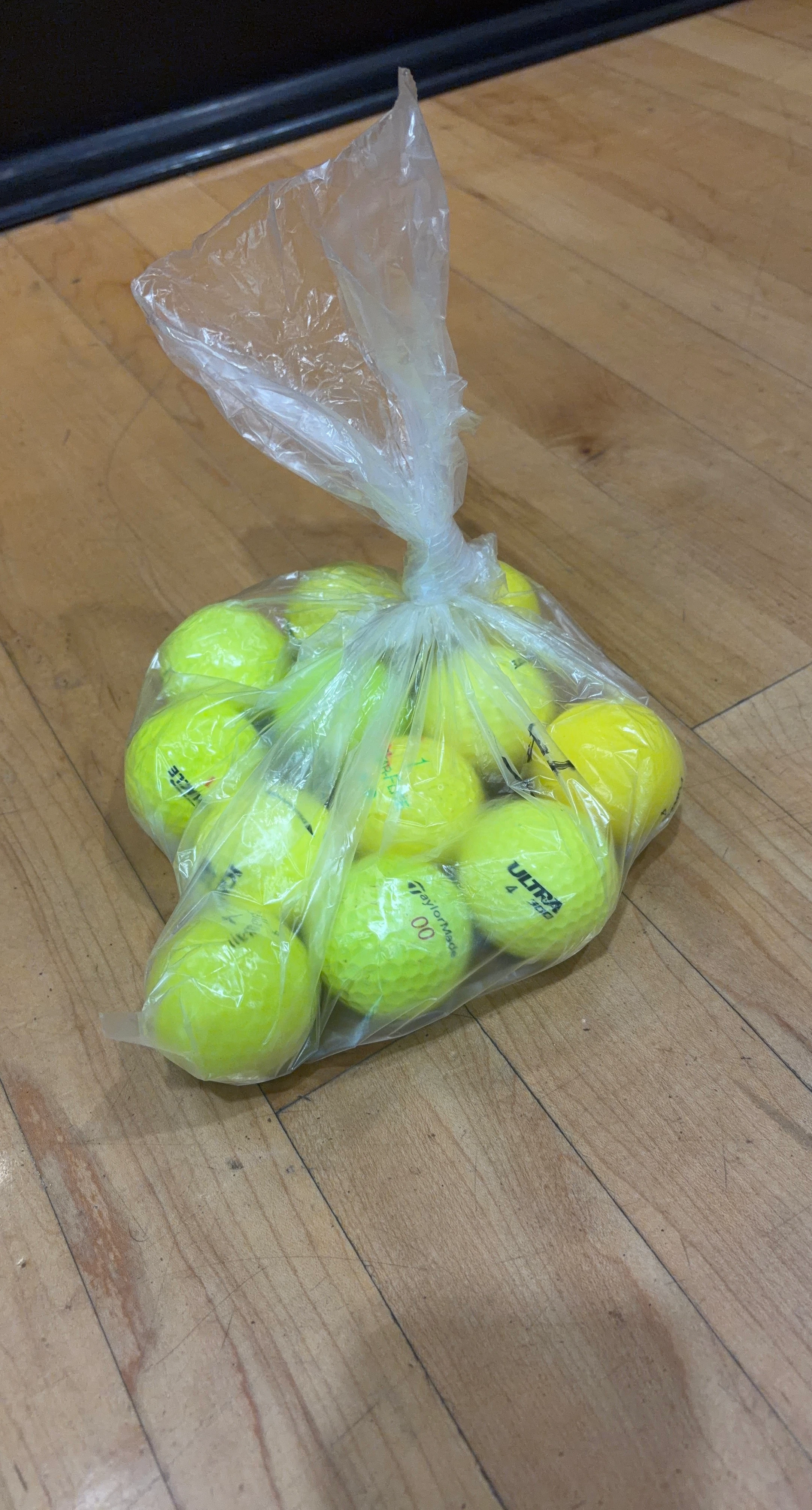 Yellow Golf Balls - Set of 12