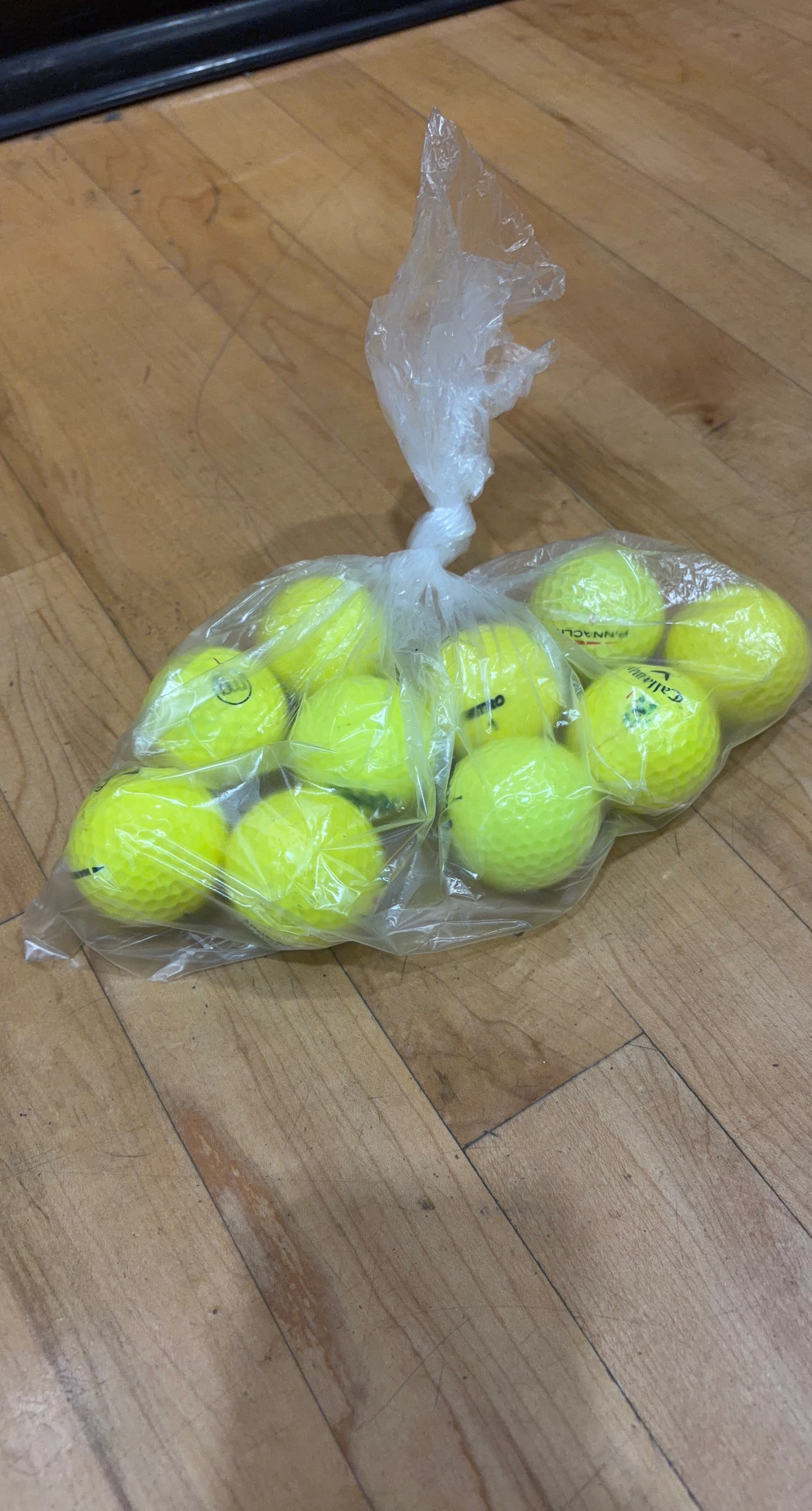 Yellow Golf Balls - 10