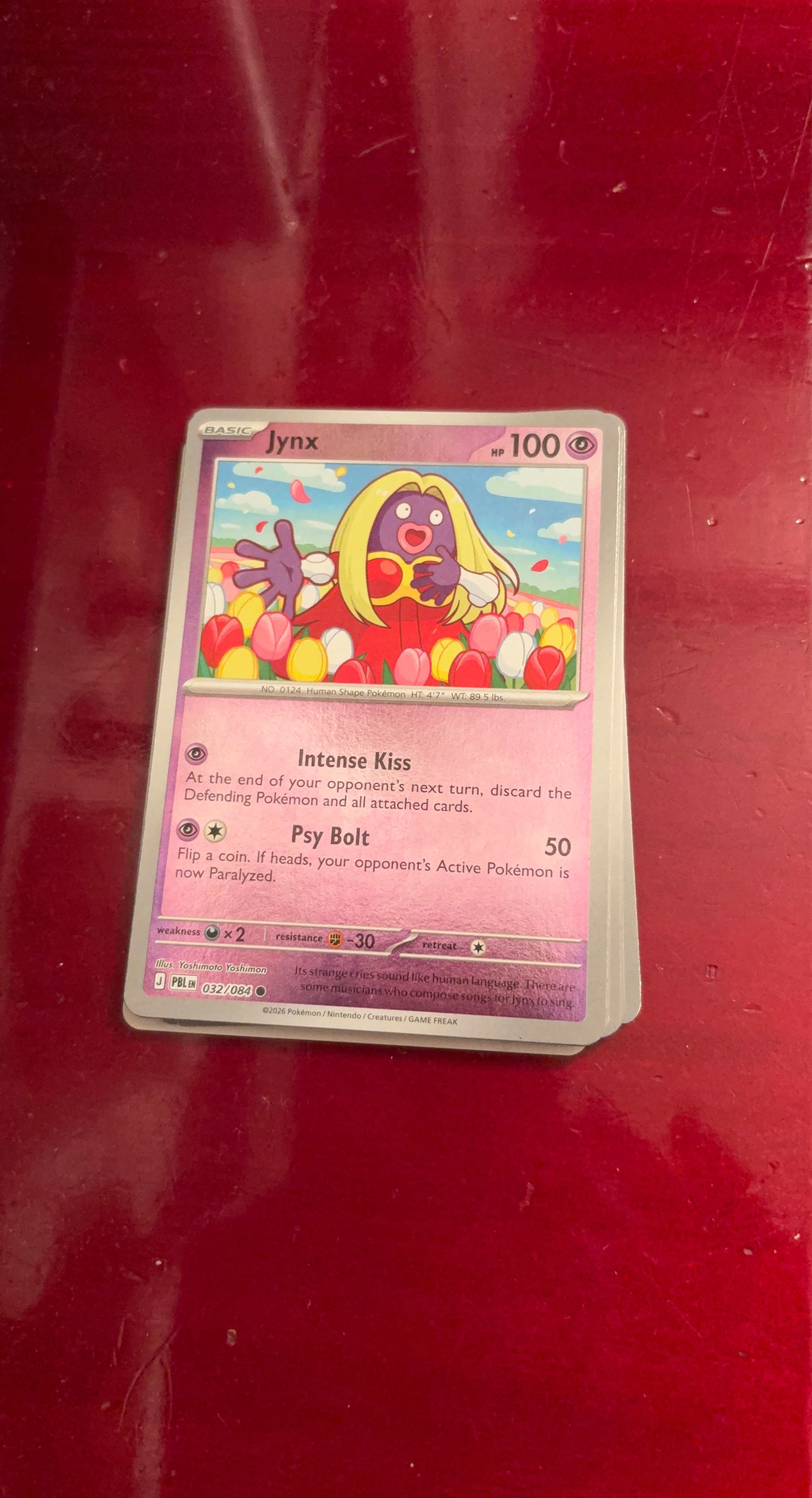 Pokemon Jynx Trading Card