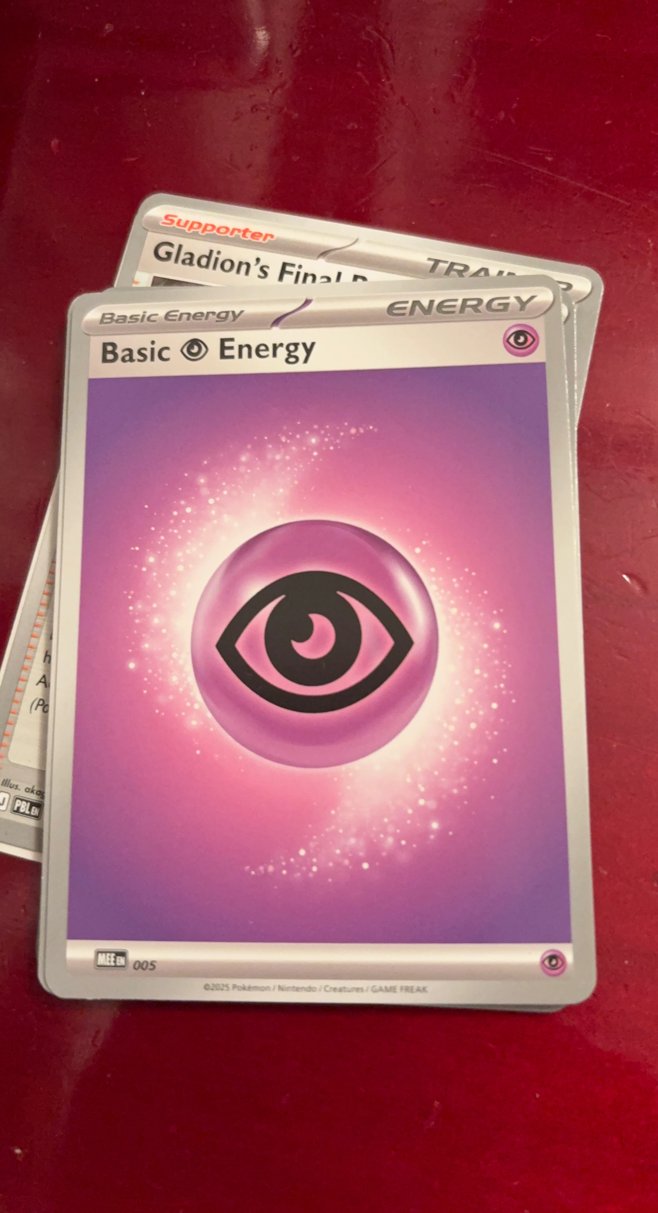 Pokemon Basic Psychic Energy Card