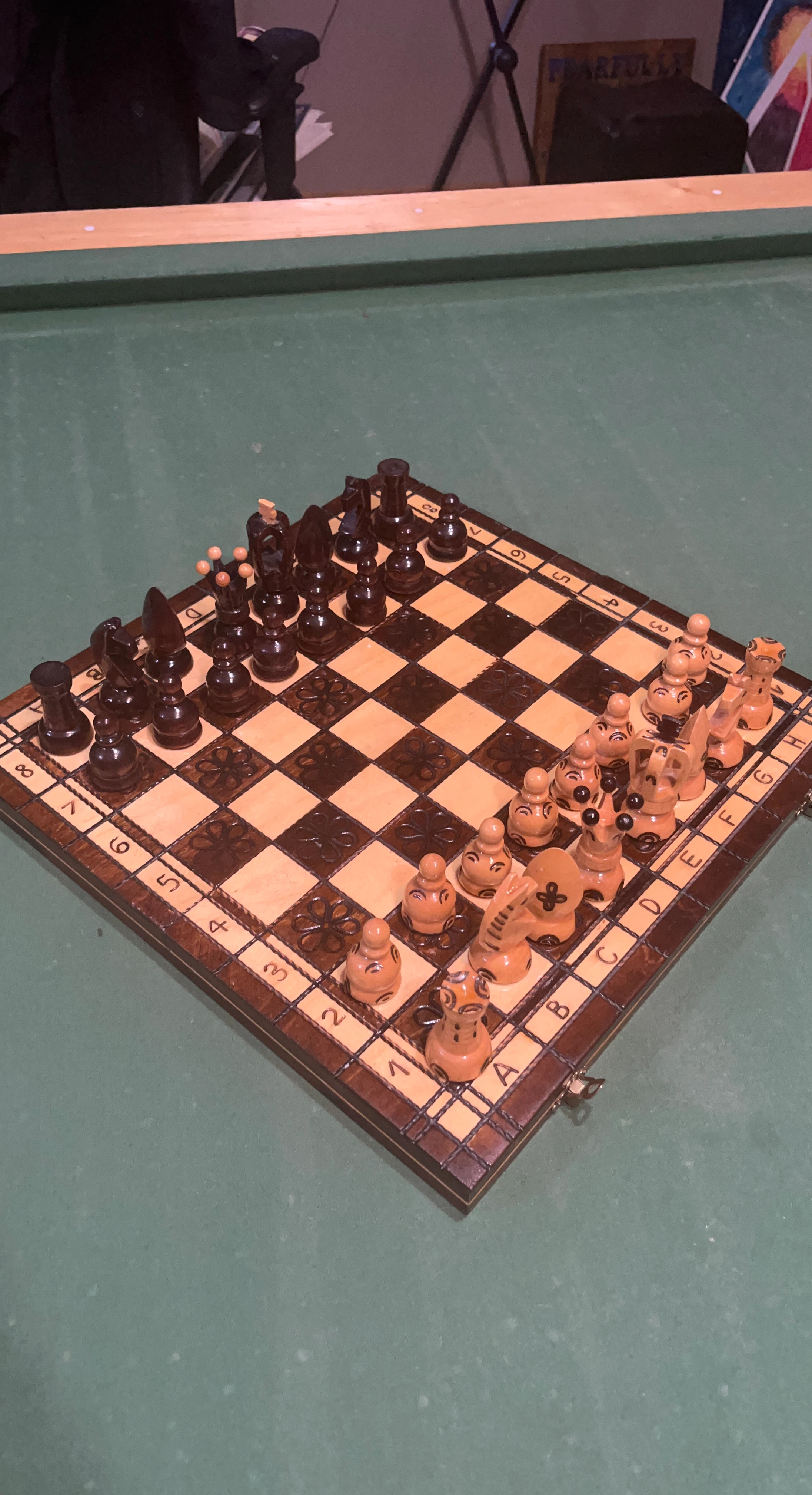 Polish Wooden Chess Set