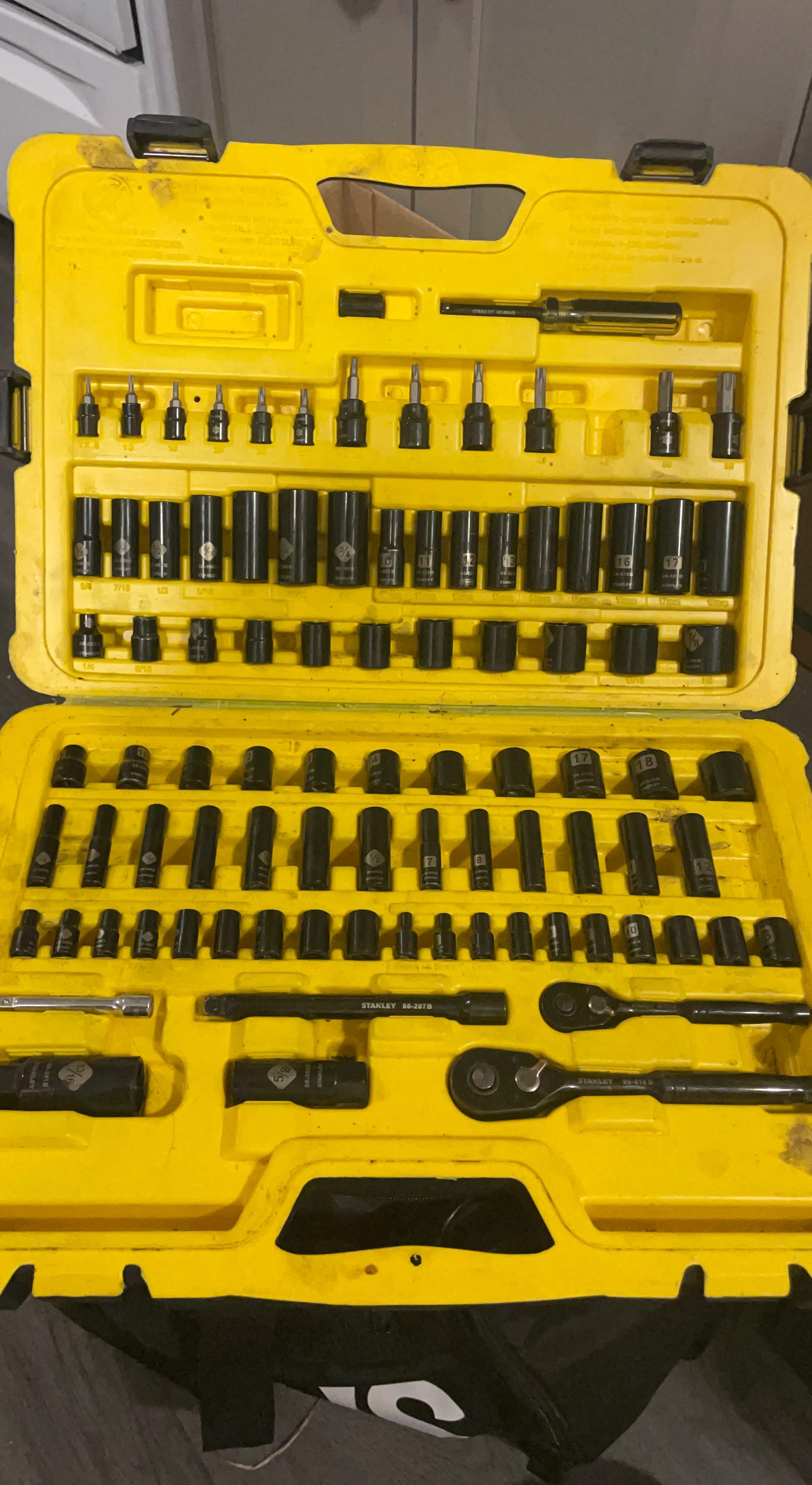 Stanley Socket Set with Case