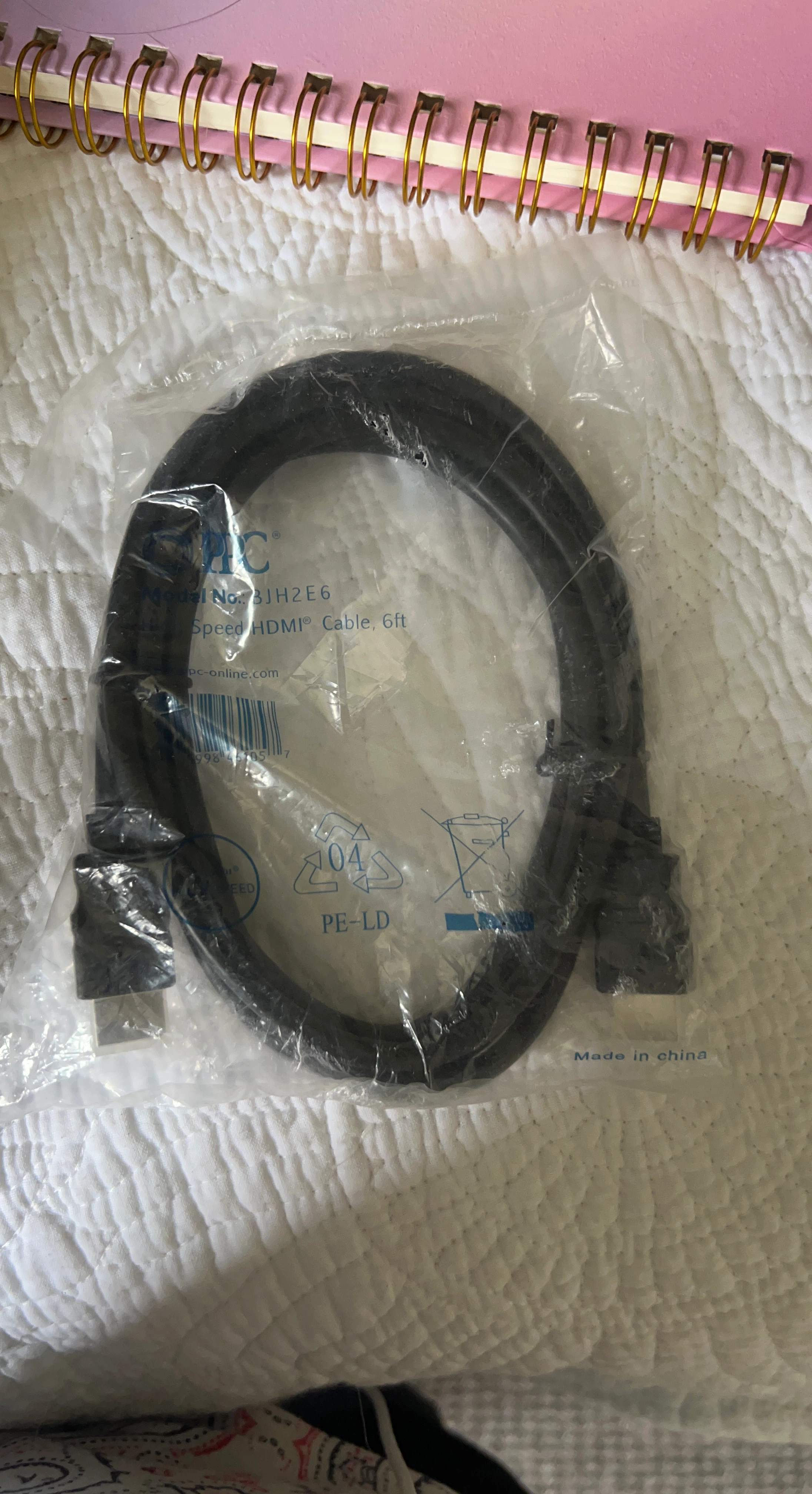 HC Speed HDMI Cable 6ft