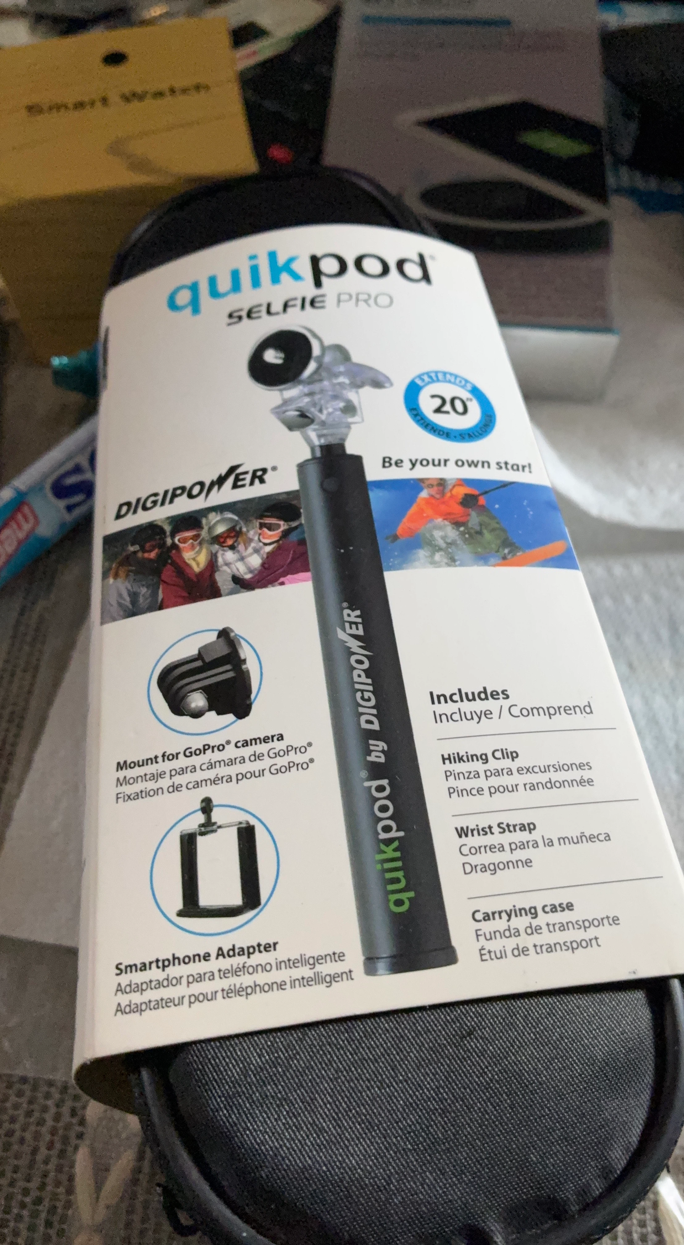 Quikpod Selfie Pro Extendable Monopod with Accessories