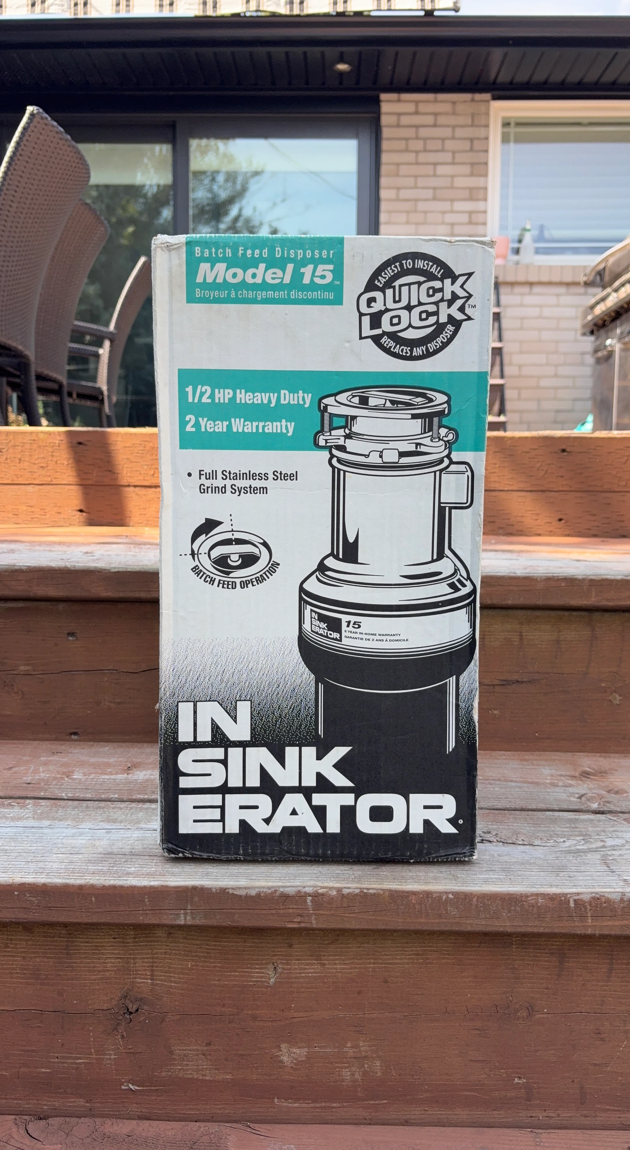 InSinkErator Model 15 Batch Feed Disposer