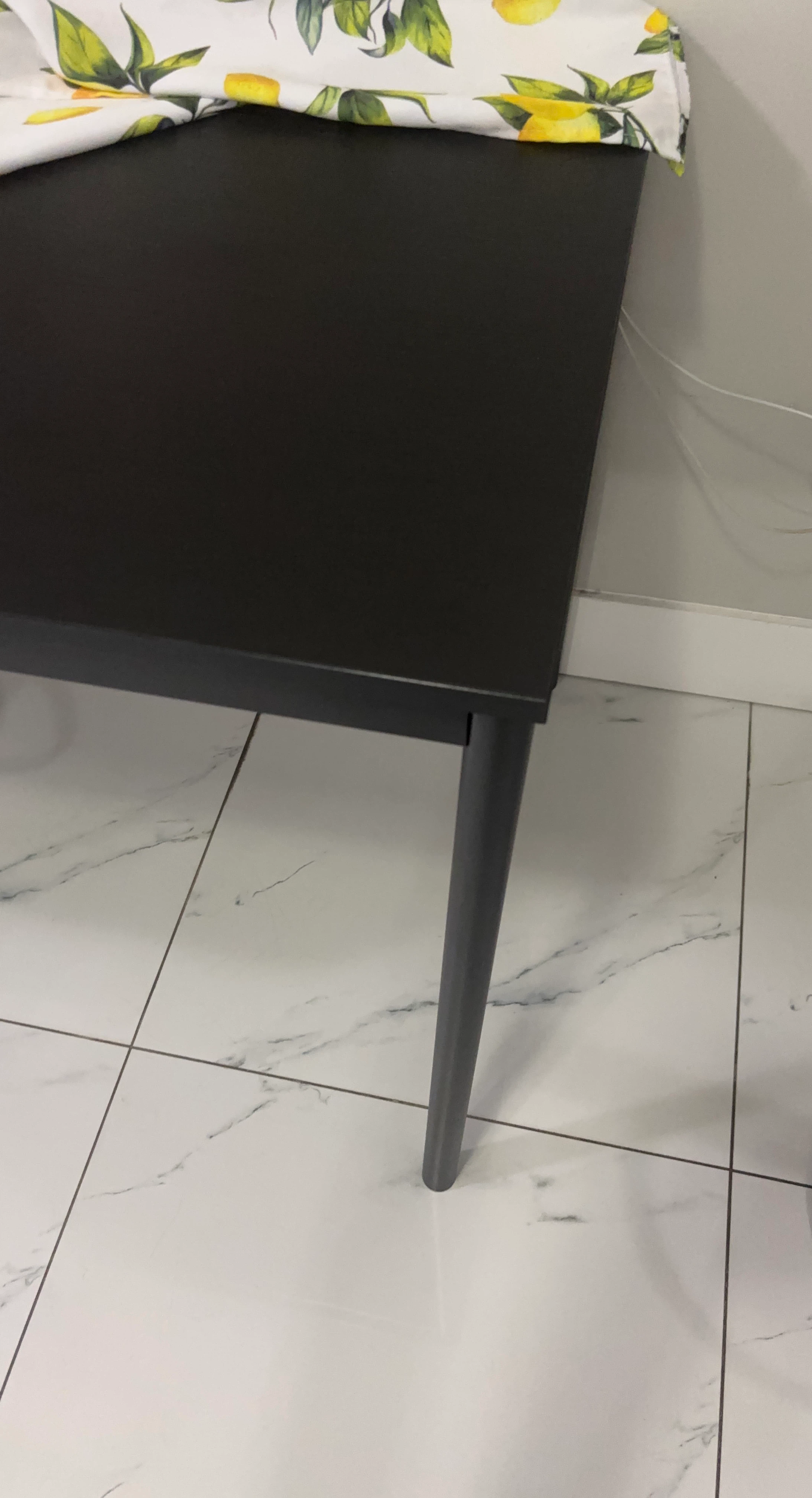 Dark Grey Dining Table