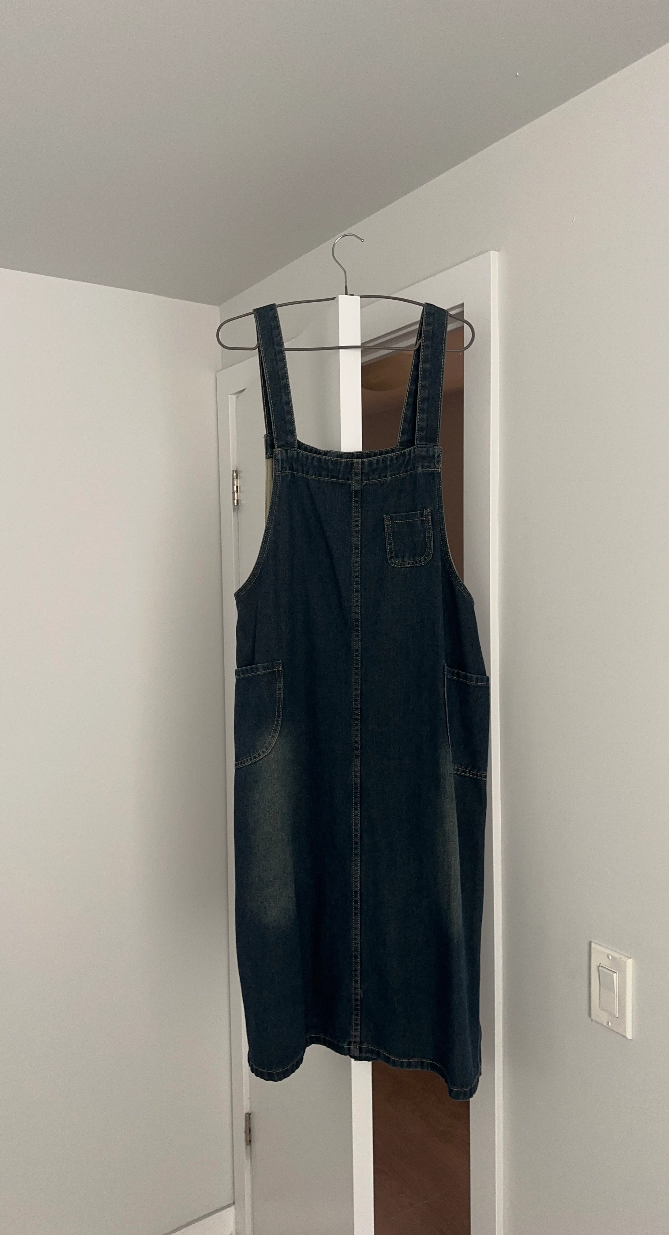 Denim Pinafore Dress