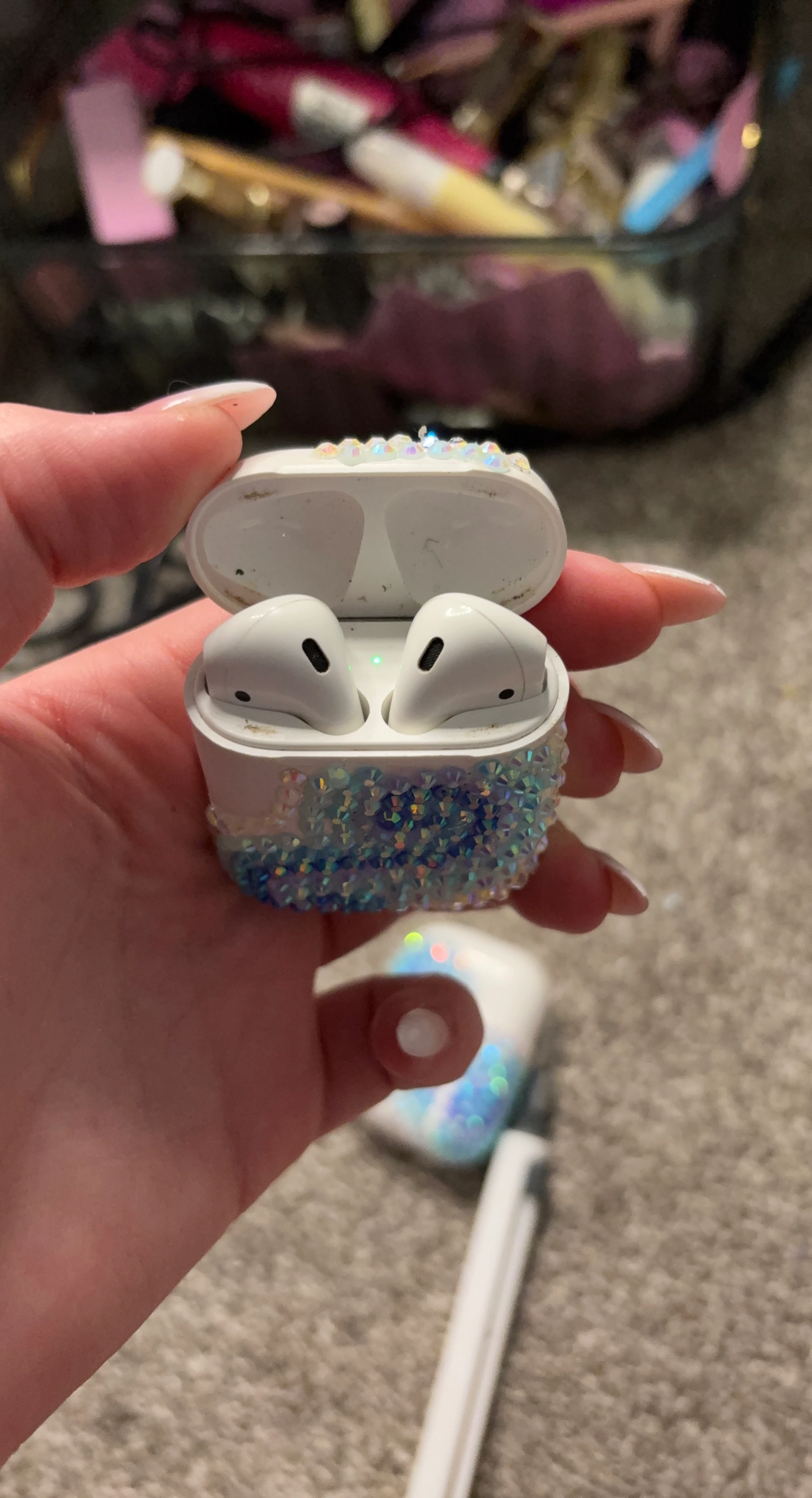 Apple AirPods bedazzled