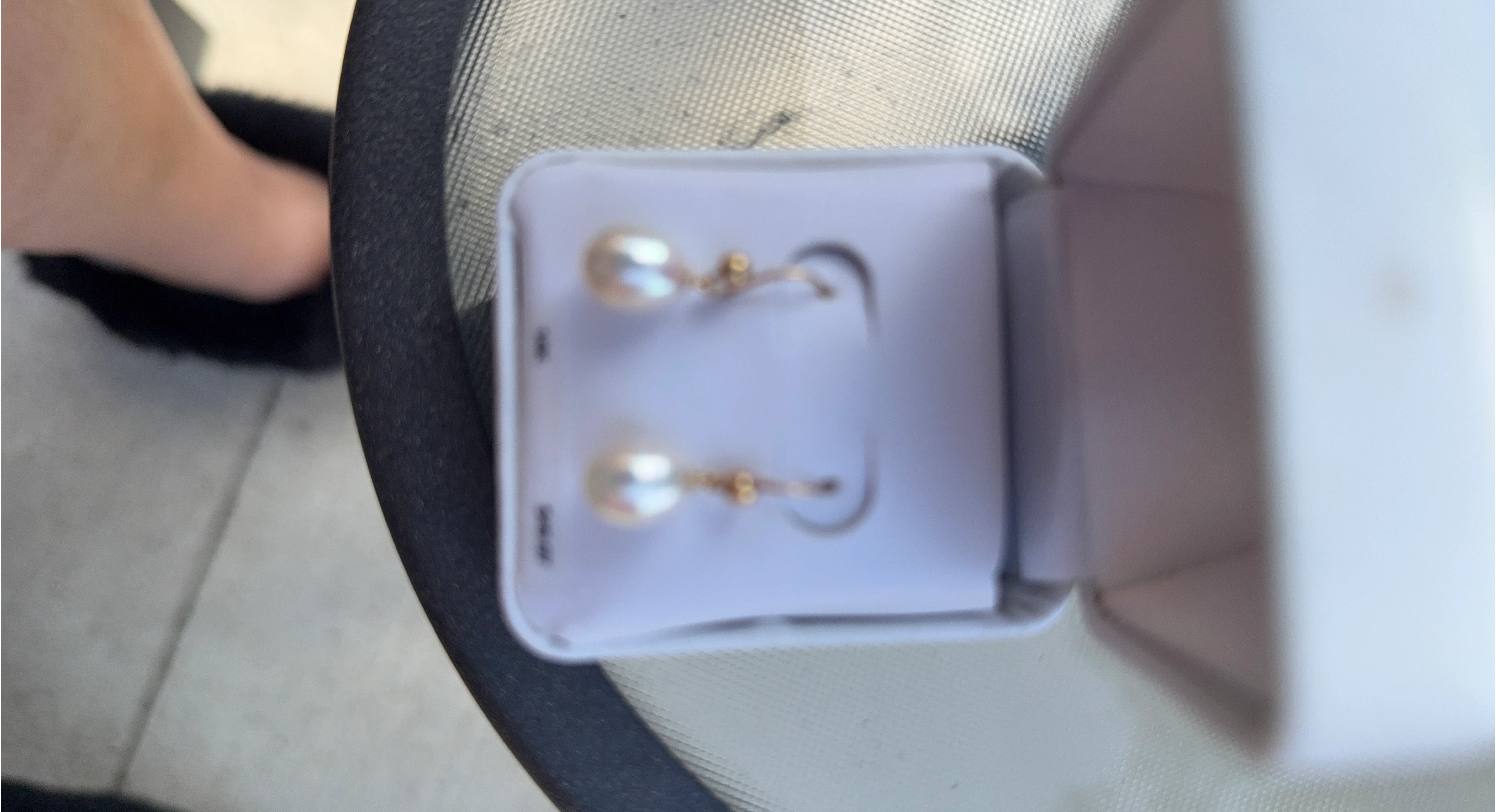 Pearl Drop Earrings in Box