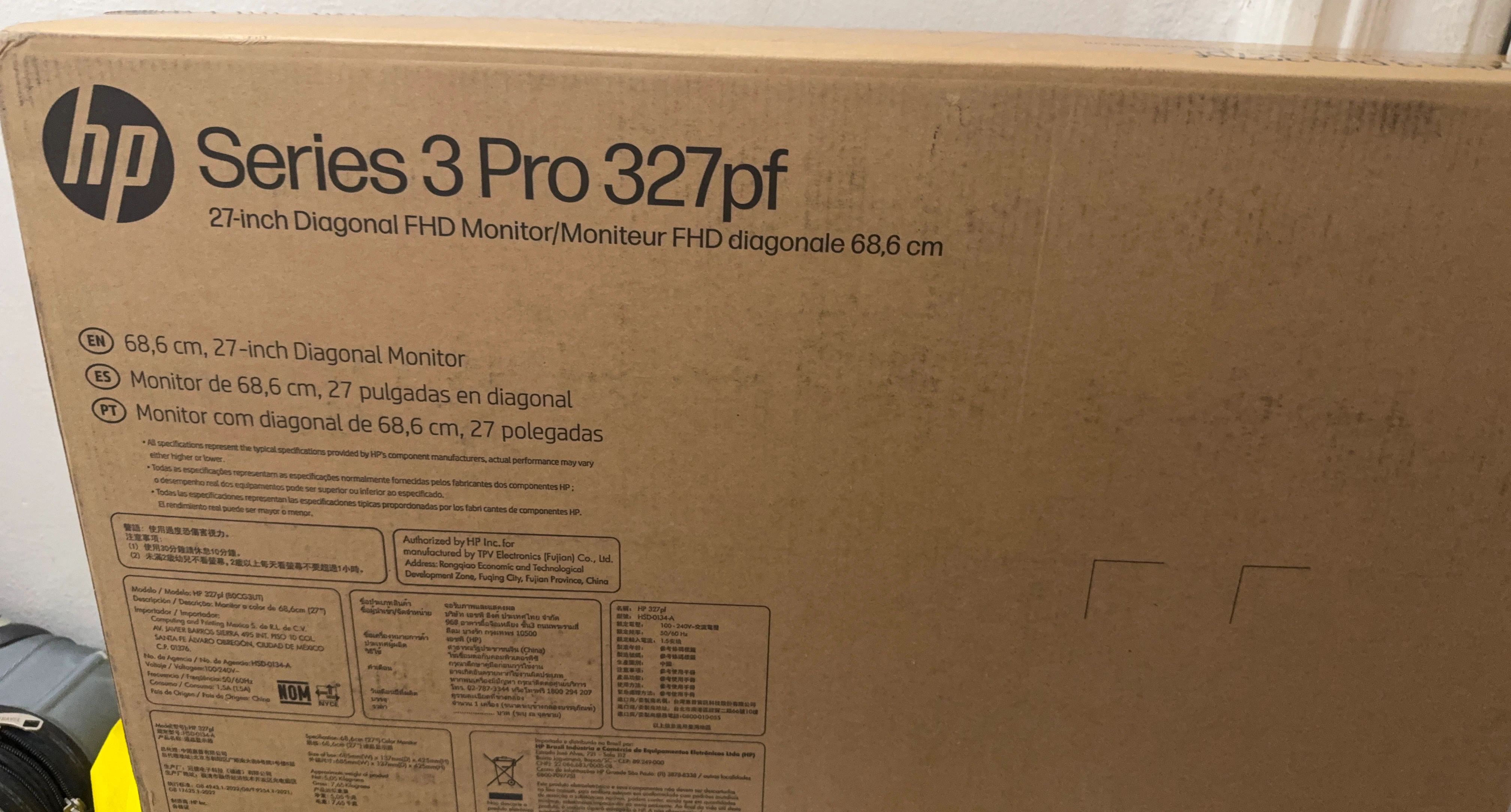 HP Series 3 Pro 327pf 27-inch FHD Monitor