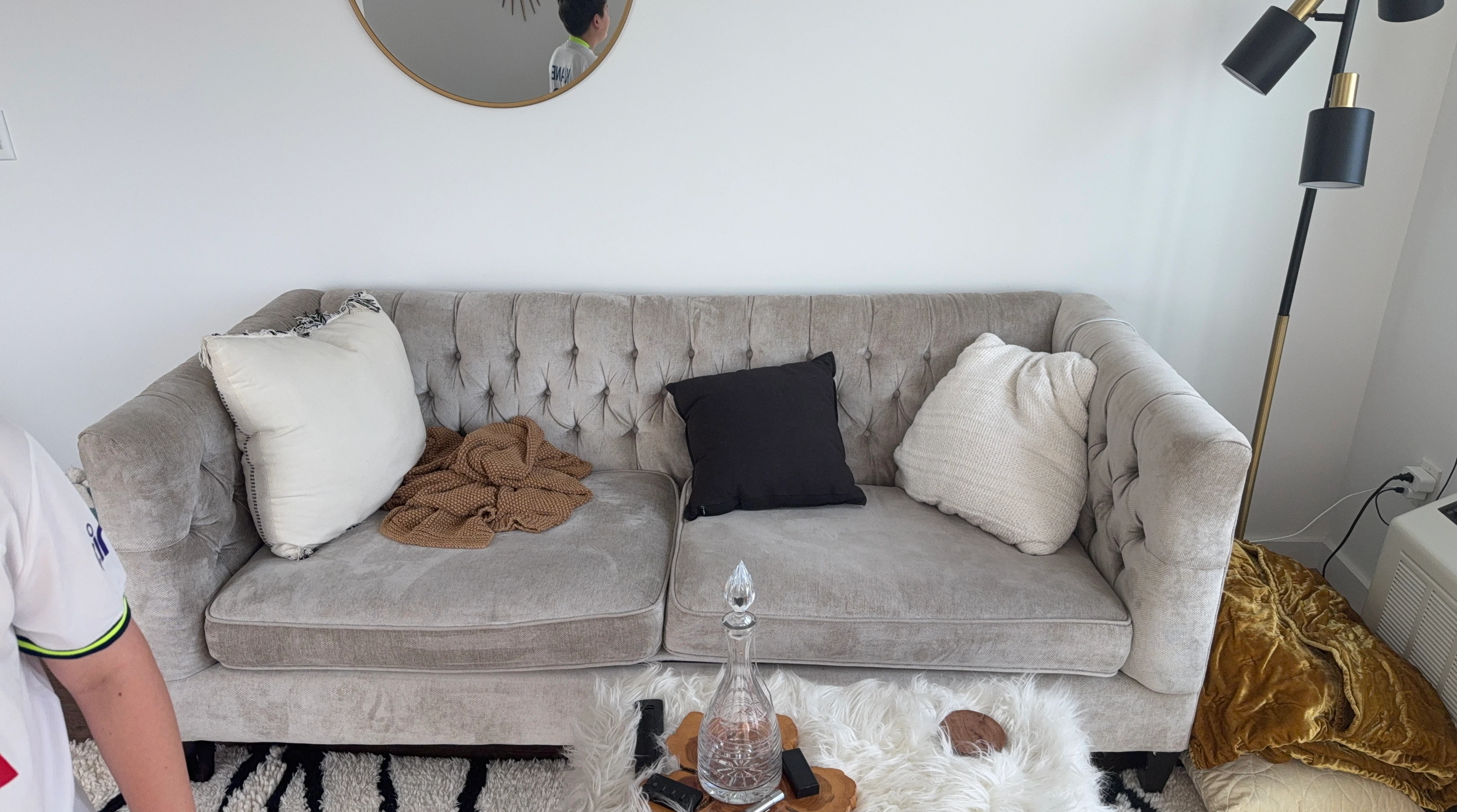 Tufted Upholstered Sofa