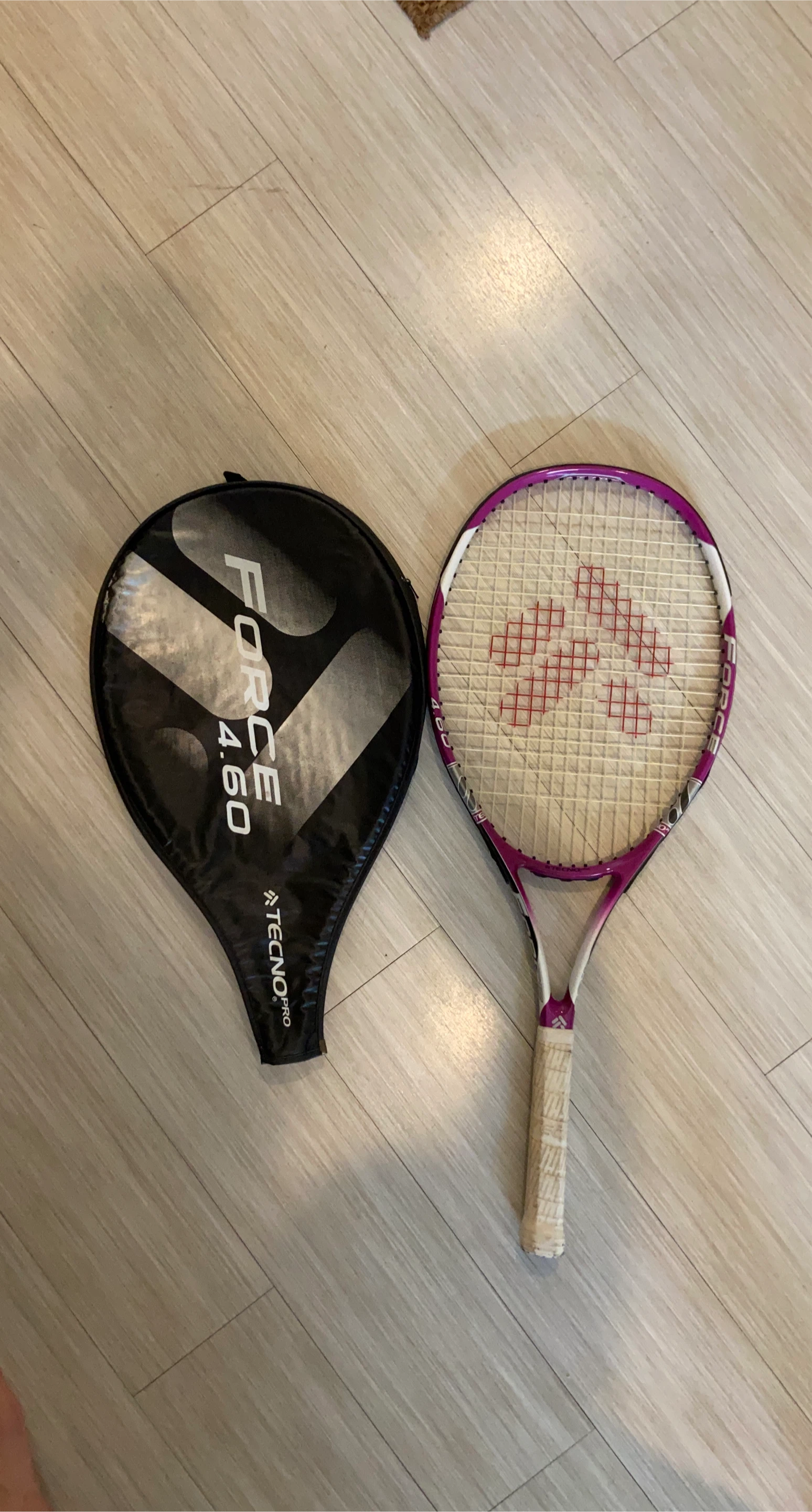 TecnoPro Force 4.60 Tennis Racquet with Cover