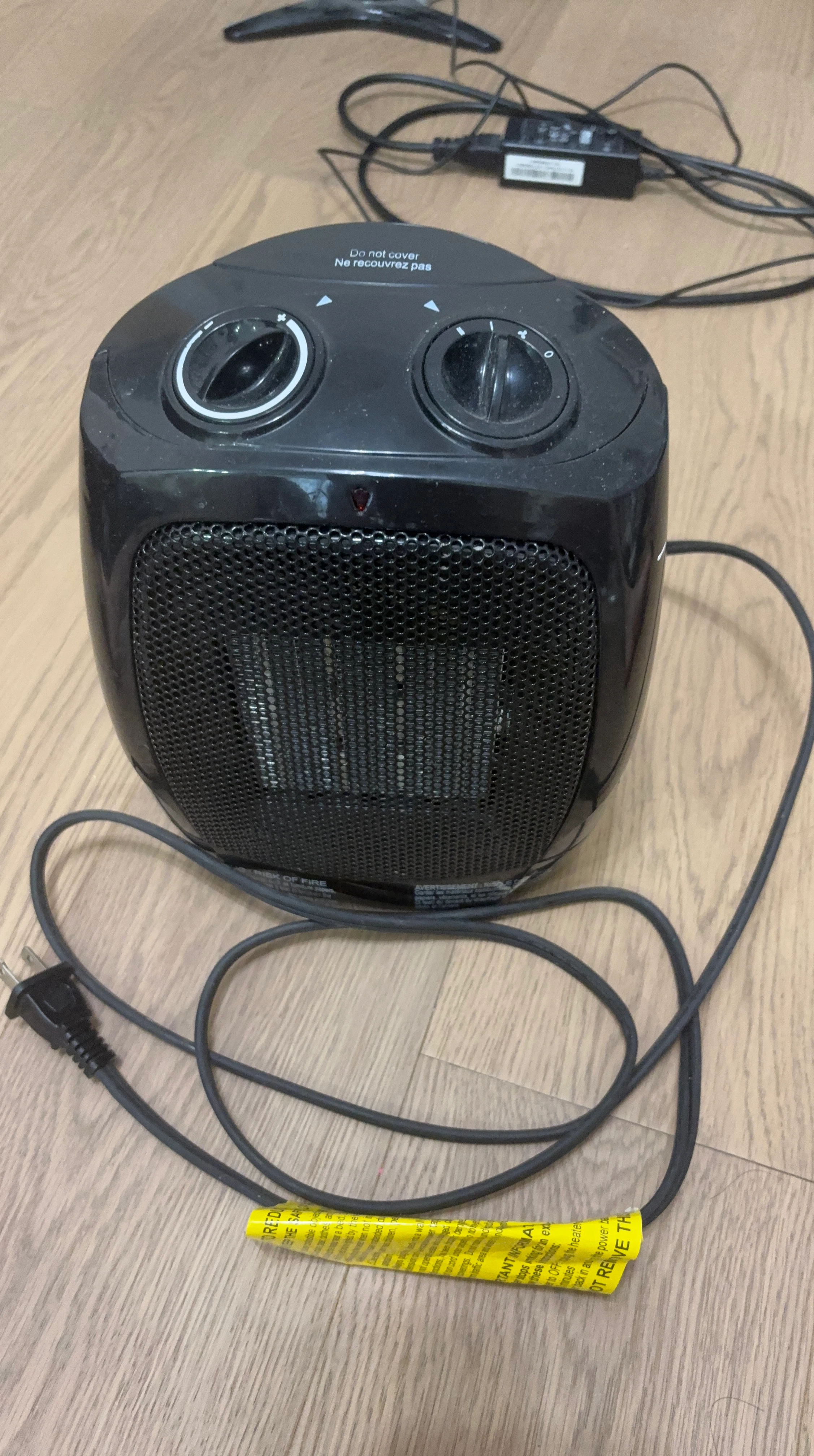 Black Portable Electric Heater