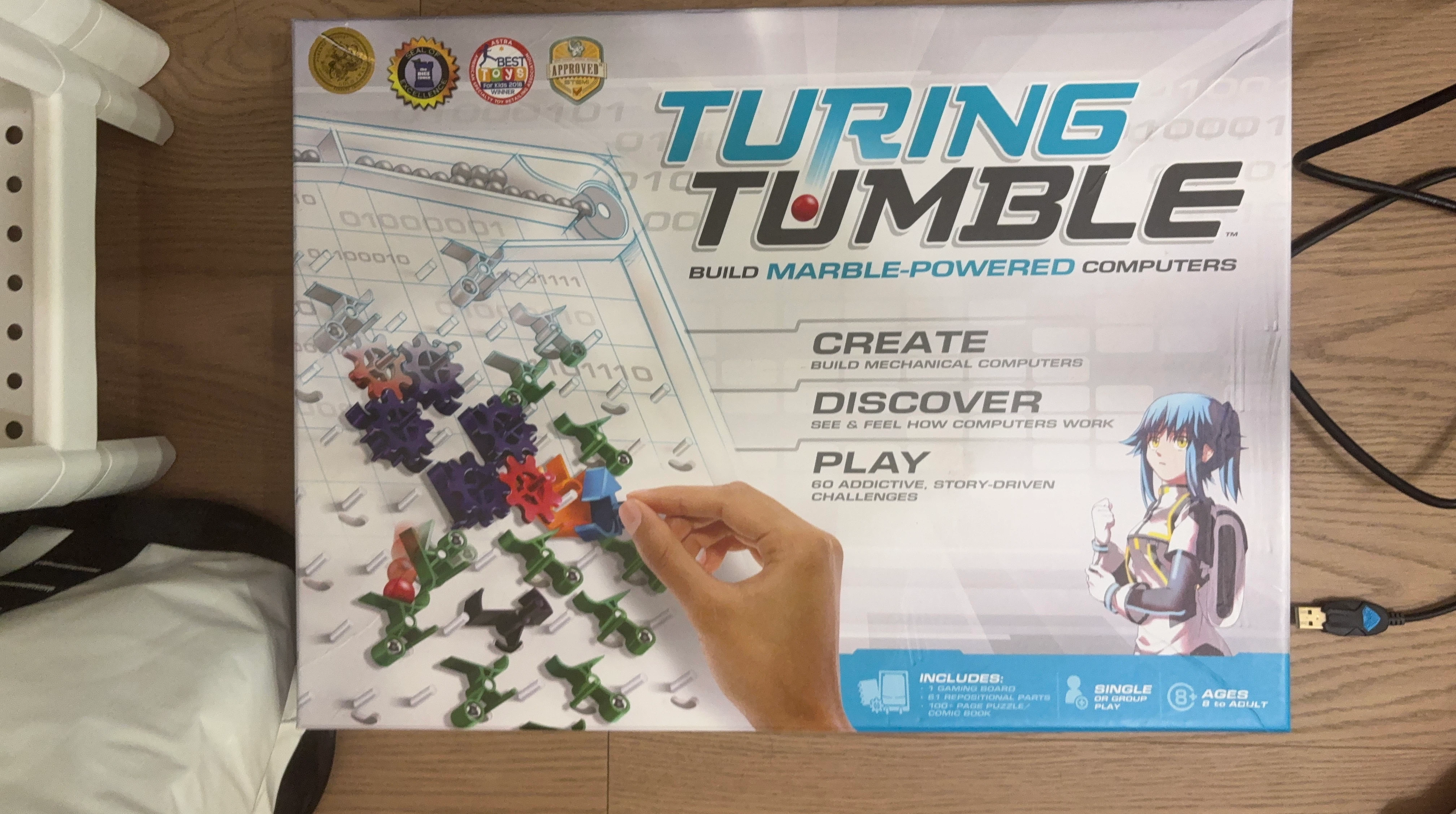 Turing Tumble Marble-Powered Computer Game