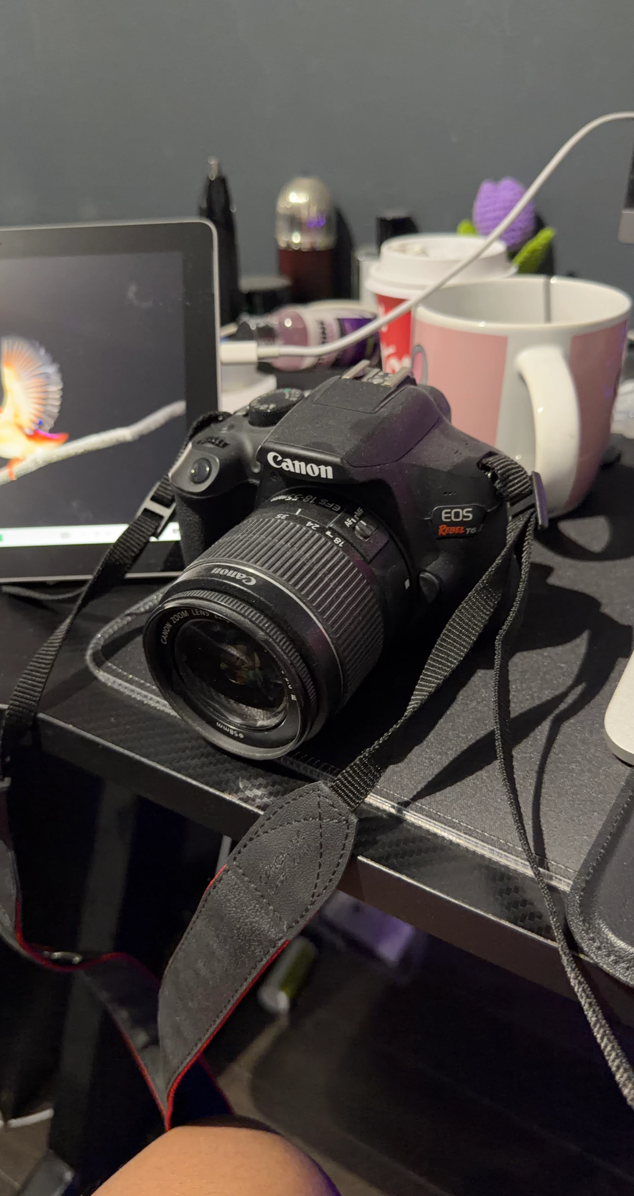 Canon EOS Rebel T6 DSLR Camera with 18-55mm Lens