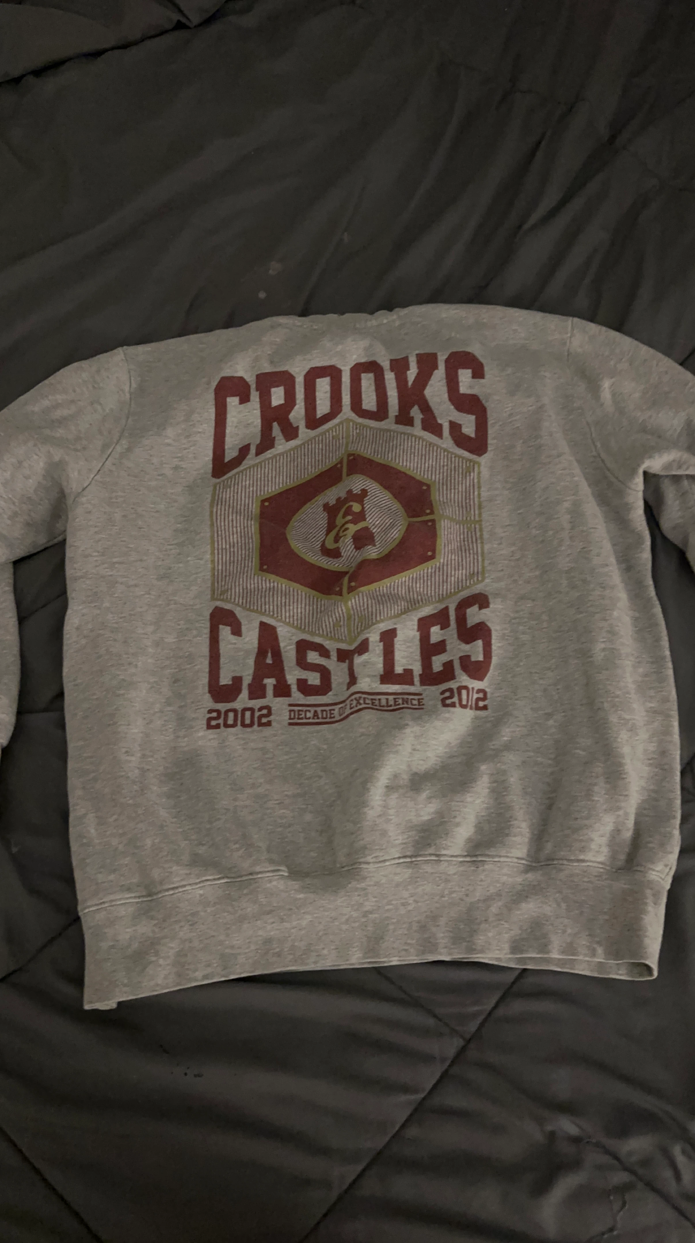 Crooks & Castles Grey Crewneck Sweatshirt