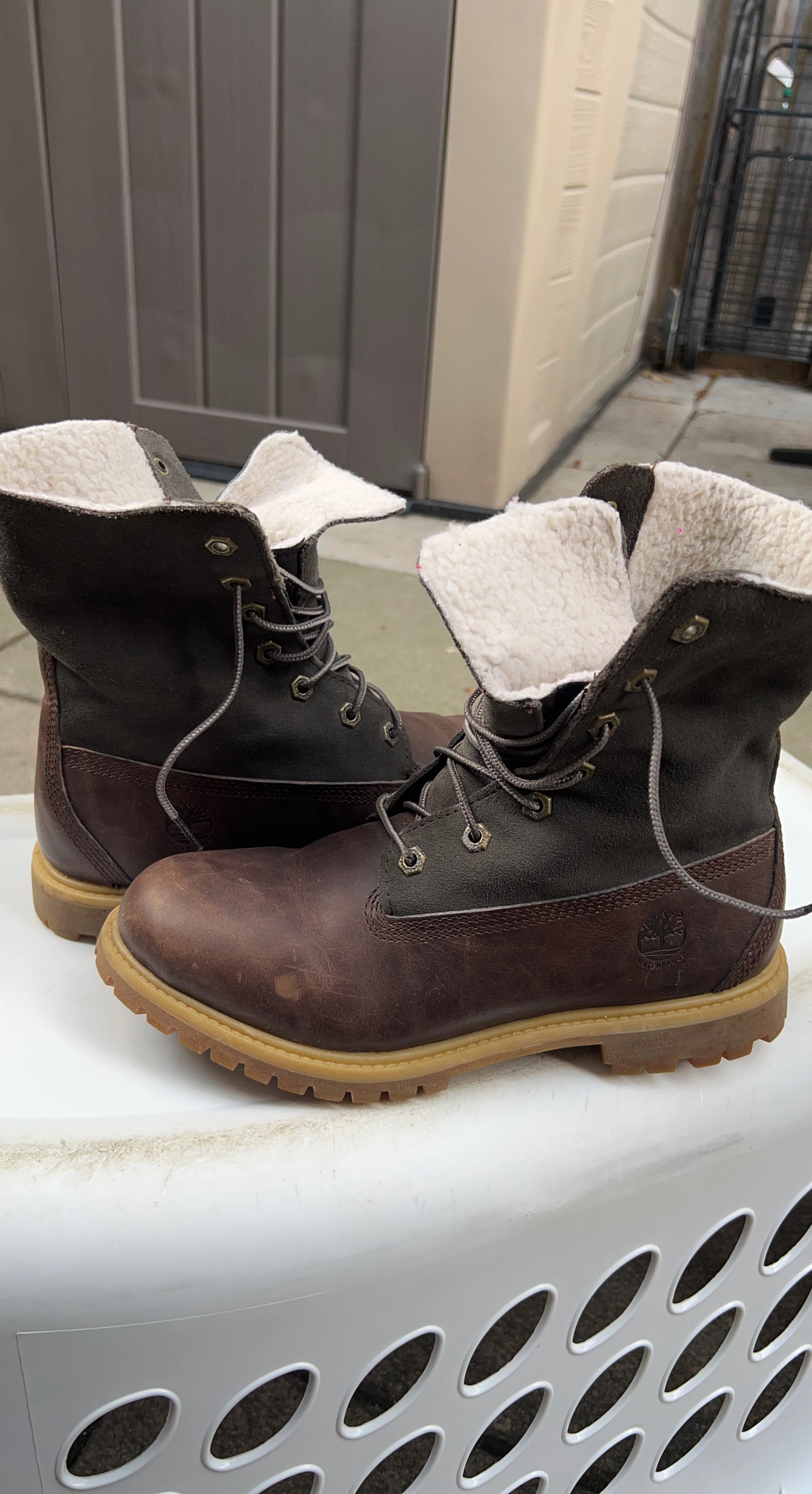 Timberland Shearling Lined Boots