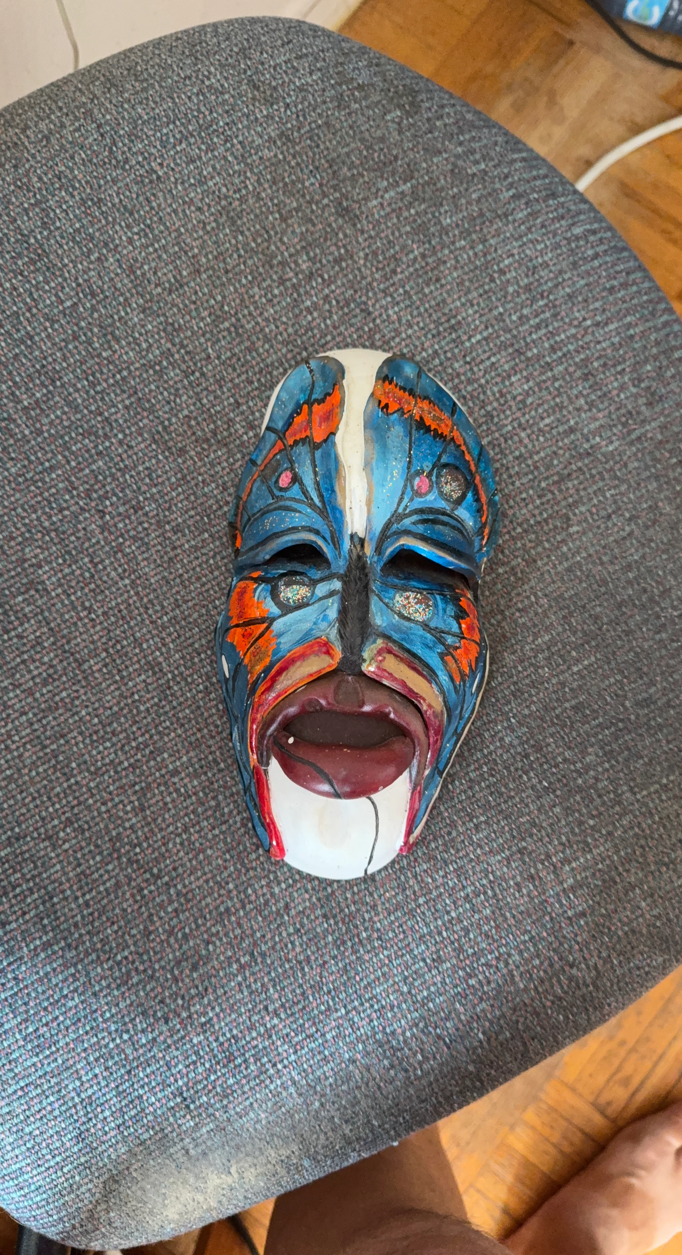 Hand-Painted Decorative Mask