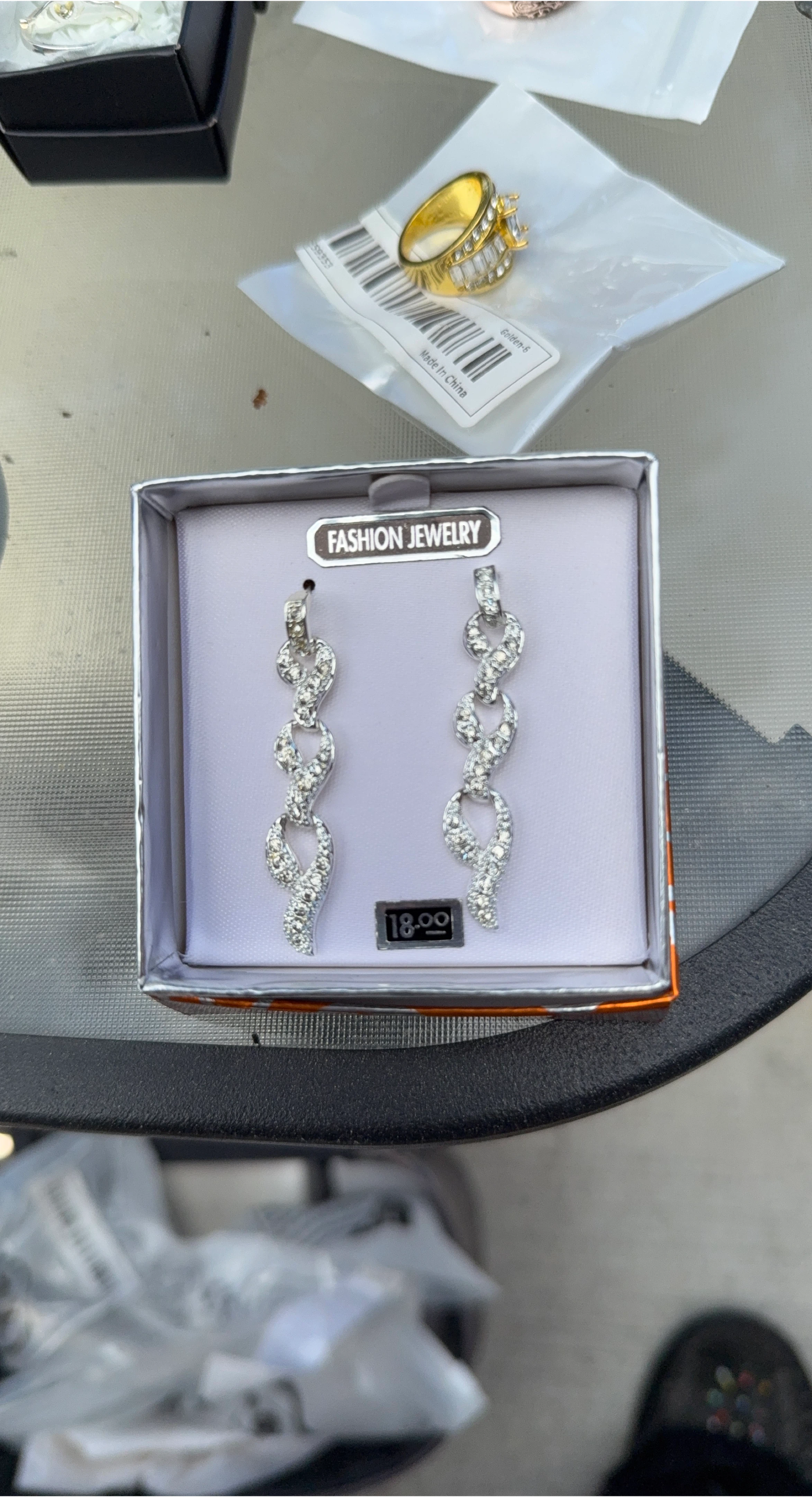 Fashion Jewelry Earrings with Rhinestones