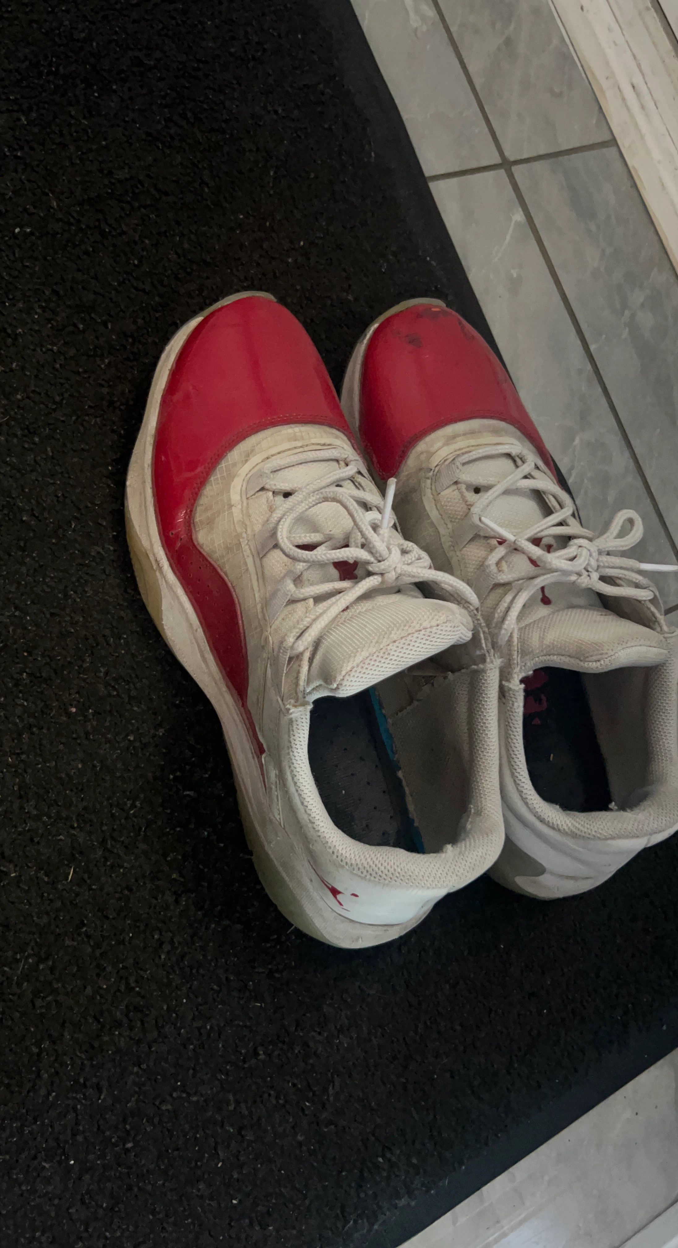 Air Jordan 11 Retro Low "Varsity Red" Men's Shoes