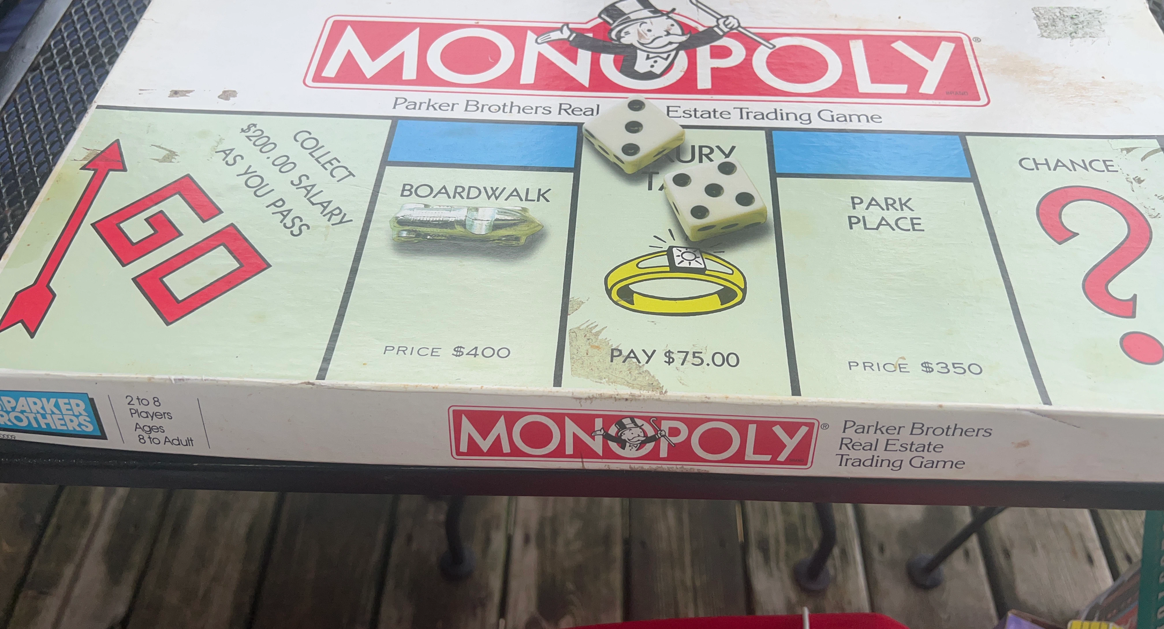 Parker Brothers Monopoly Real Estate Trading Game