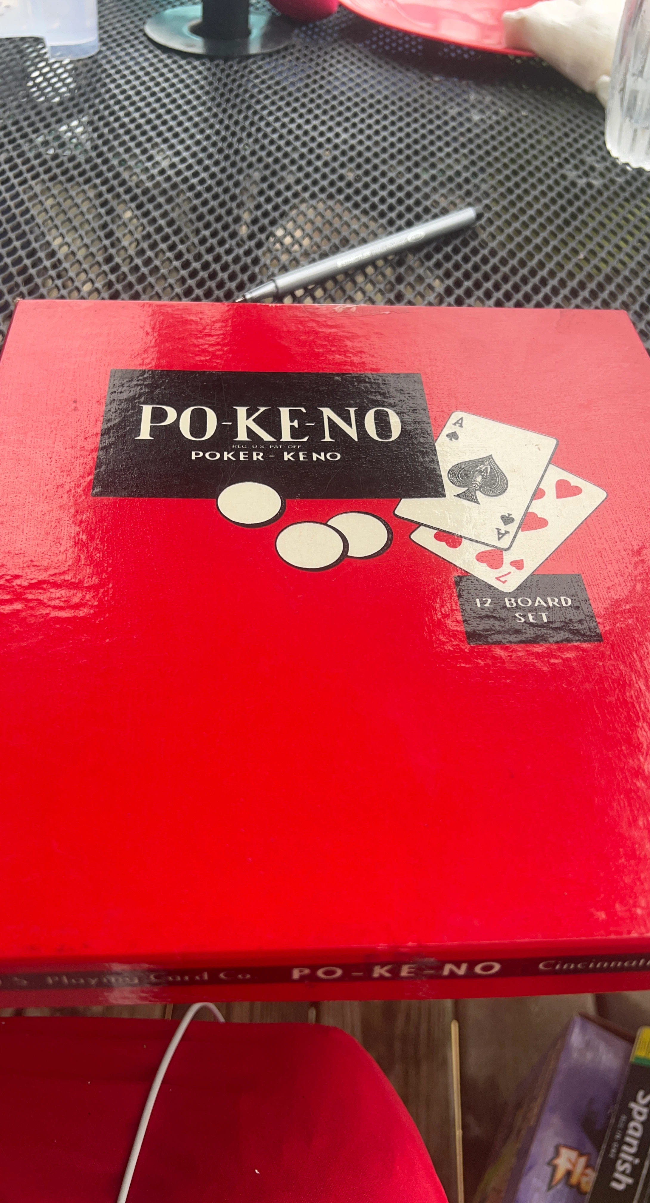 PO-KENO Poker Keno 12 Board Set