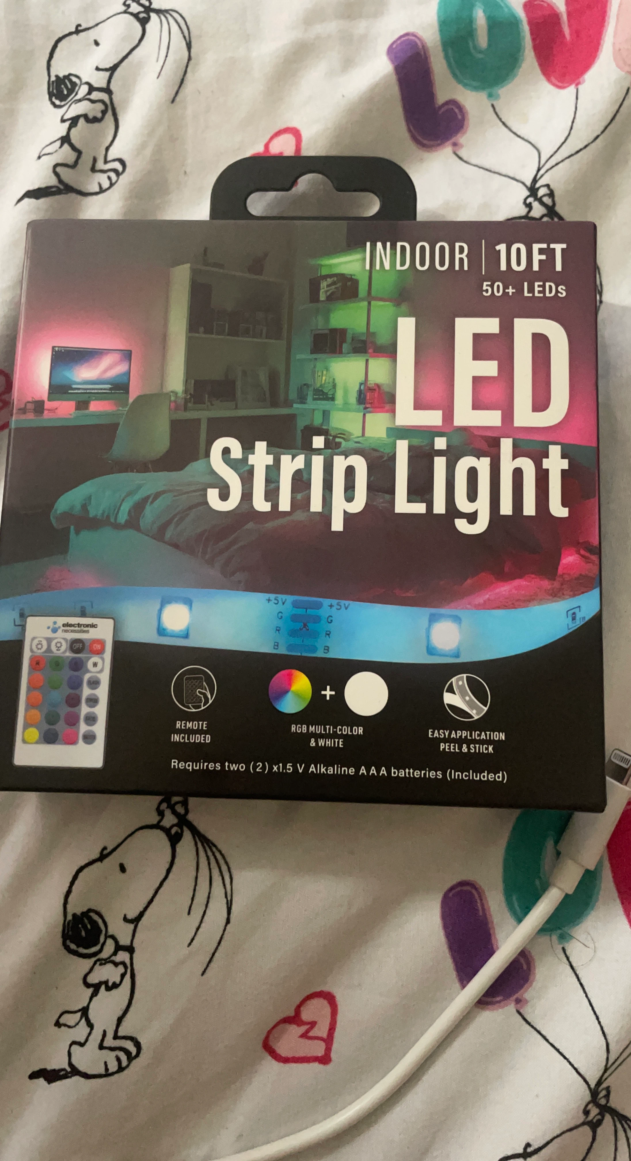 Electronic Necessities 10ft LED Strip Light
