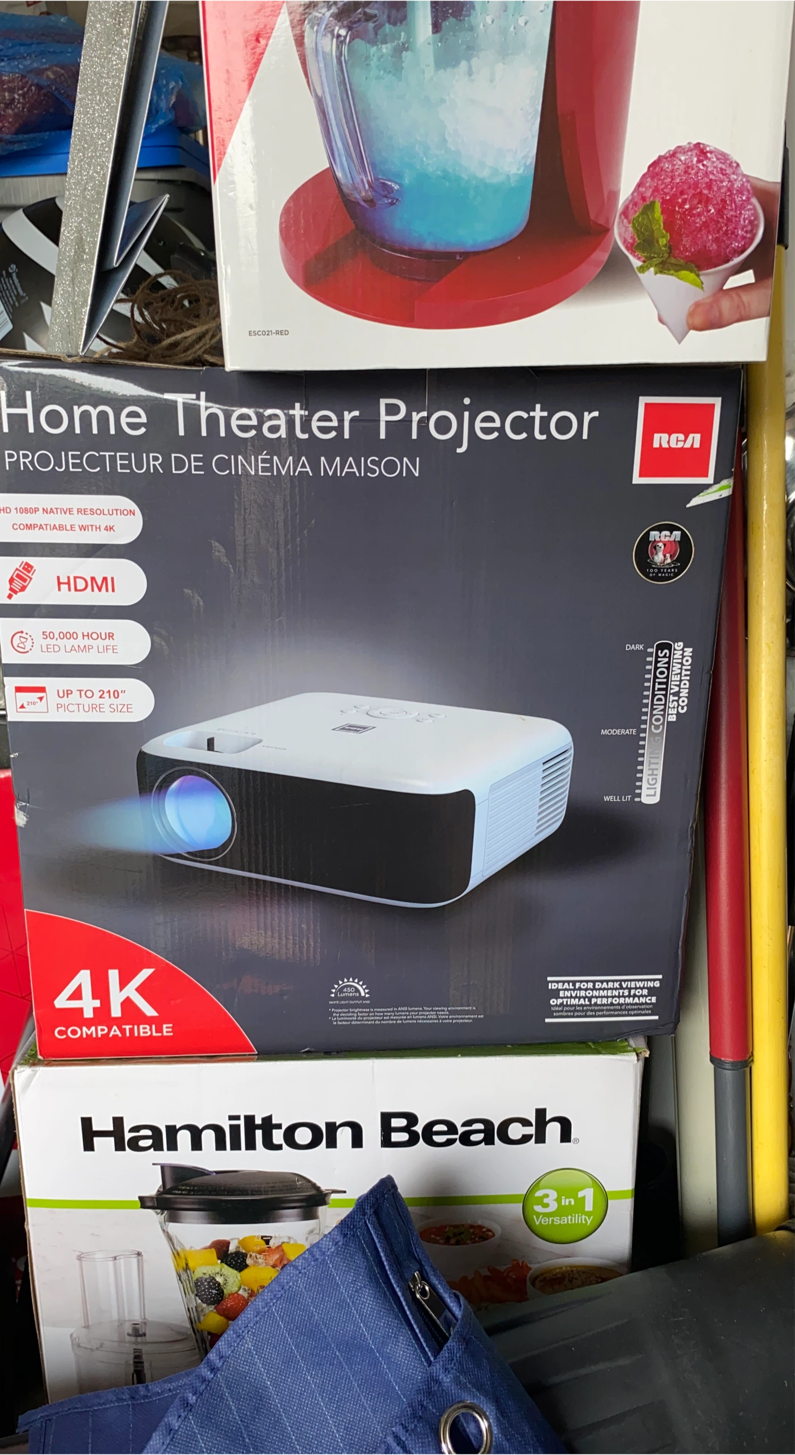 RCA Home Theater Projector with 4K Compatibility