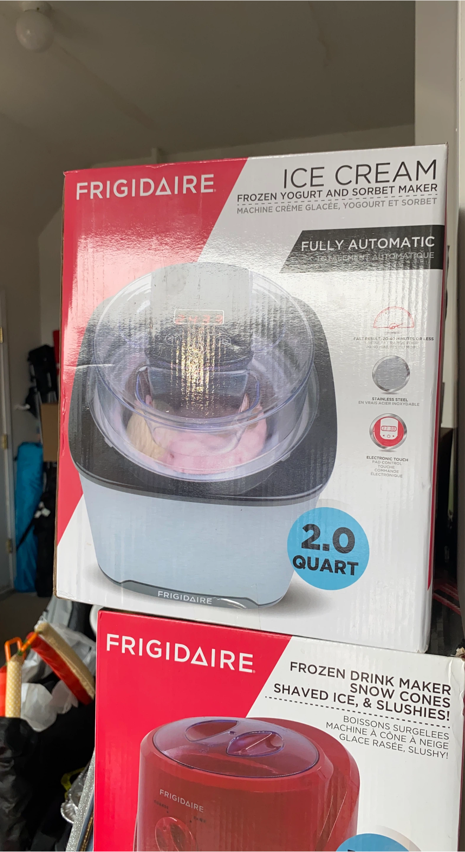 Frigidaire 2.0 Quart Ice Cream Maker