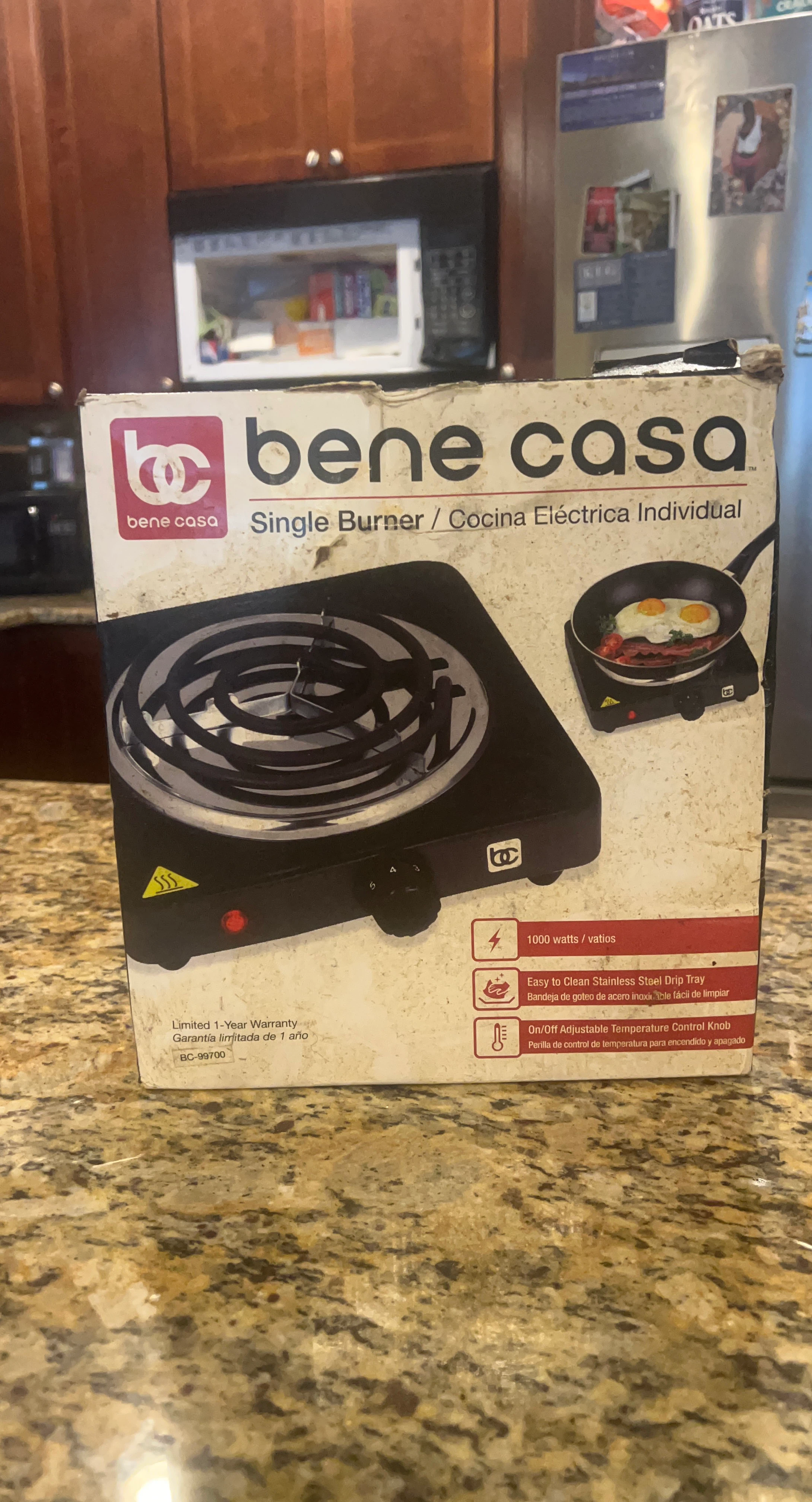 Bene Casa Single Burner Electric Stove