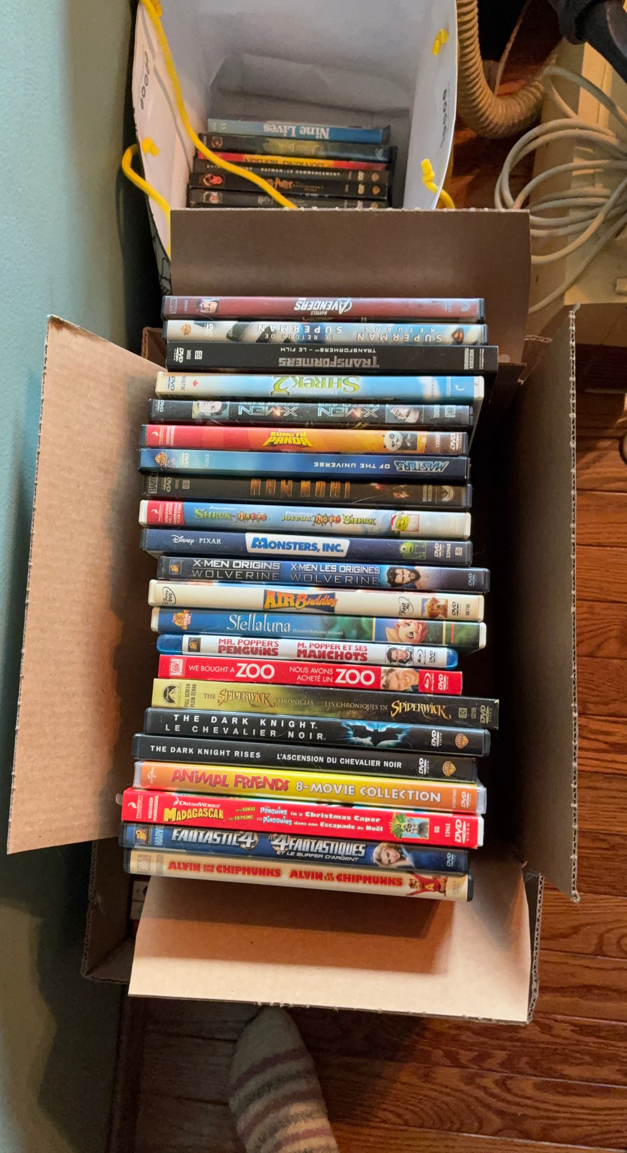 Collection of DVDs